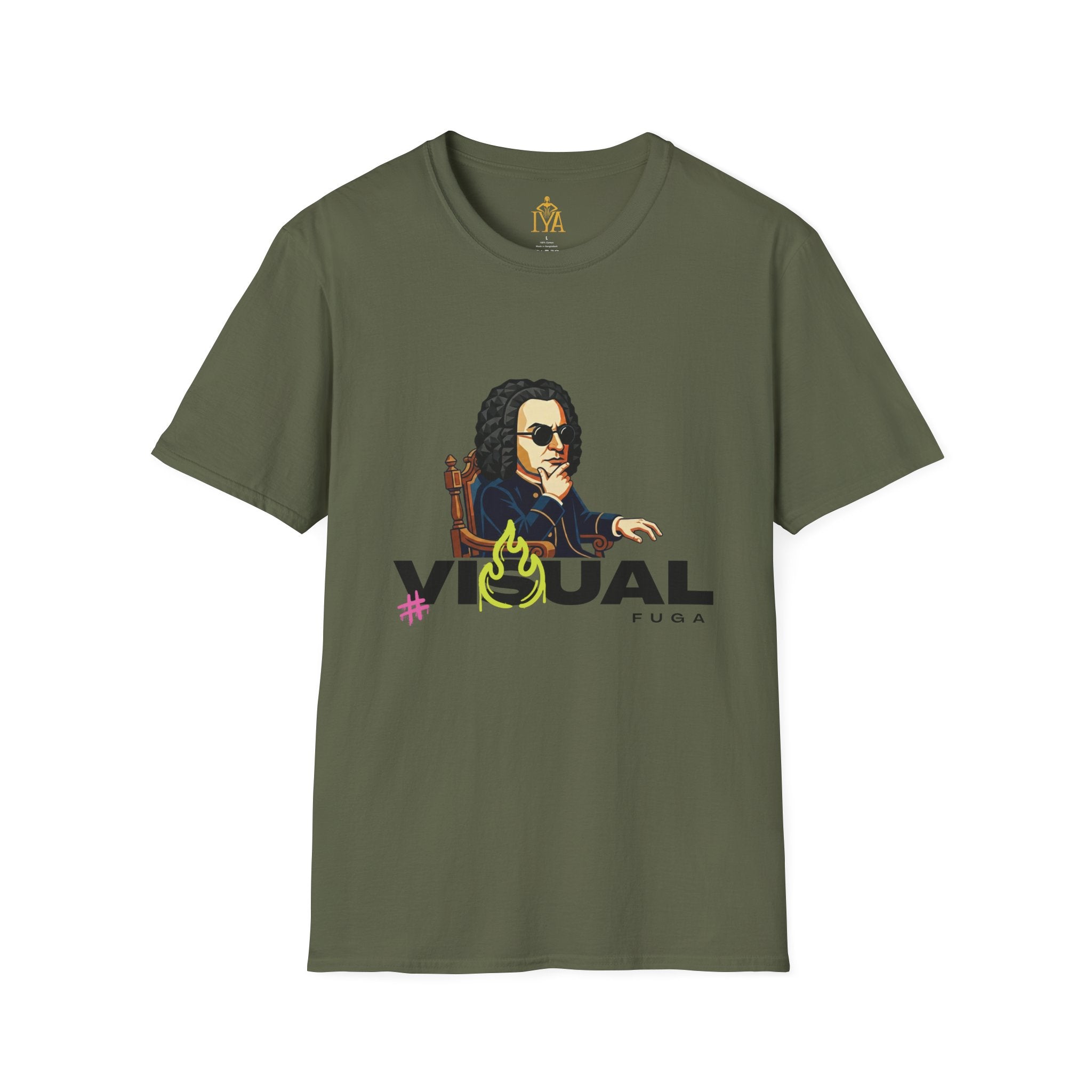 Men's Premium Cotton T-Shirt – Visual Fugue (Baroque Revolt in various colors)