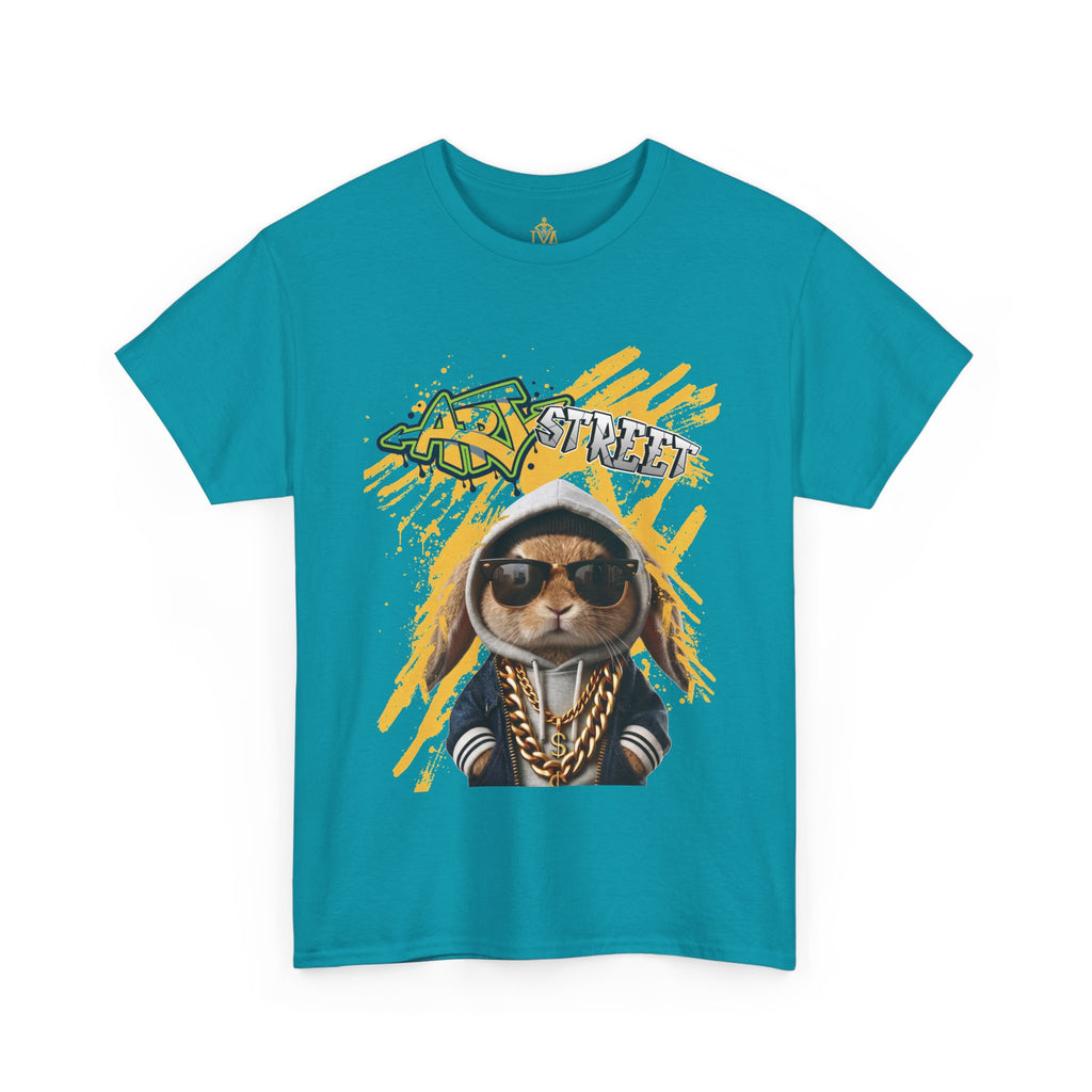 Art Street Rabbit Urban T-shirt (Folio No. 14-The guardian of the alley)