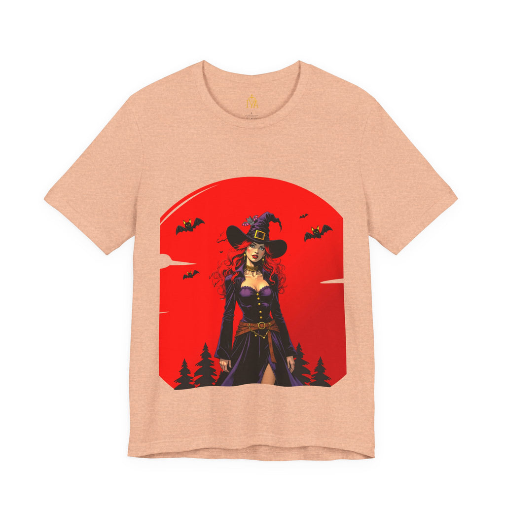 Women's cotton T-shirt "Happy Halloween"