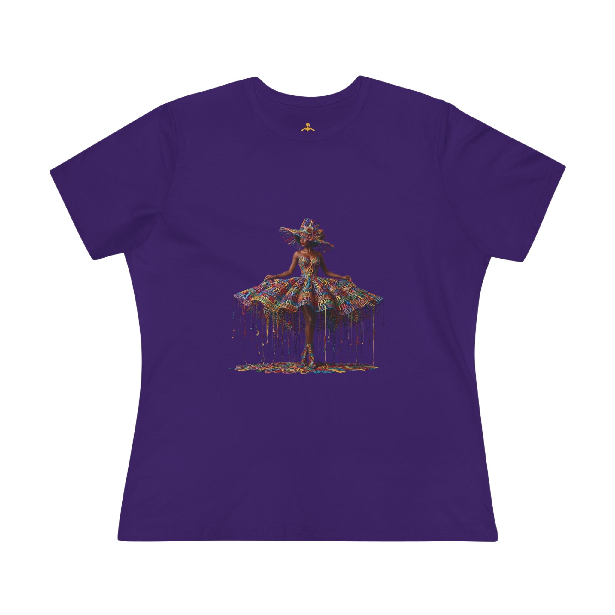 Women's Premium Cotton T-Shirt – "Inner Symphony"