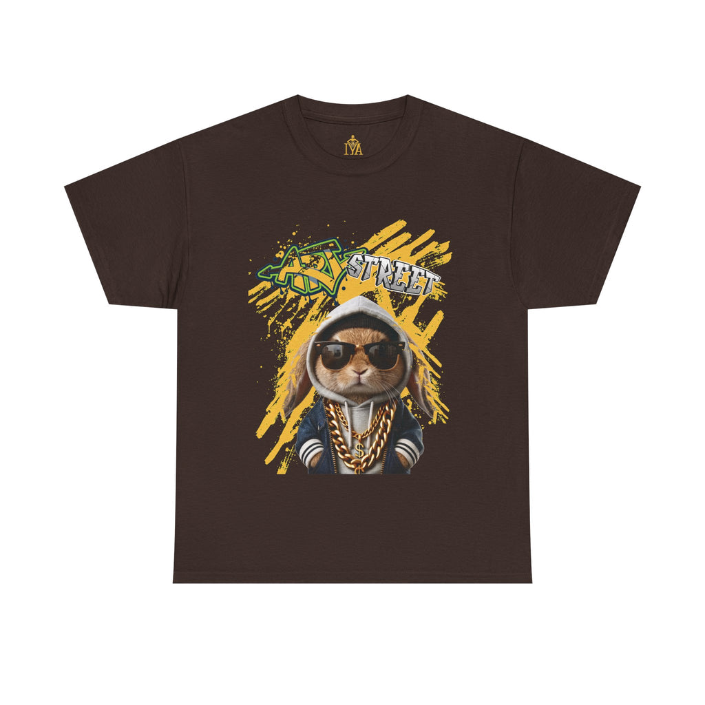 Art Street Rabbit Urban T-shirt (Folio No. 14-The guardian of the alley)