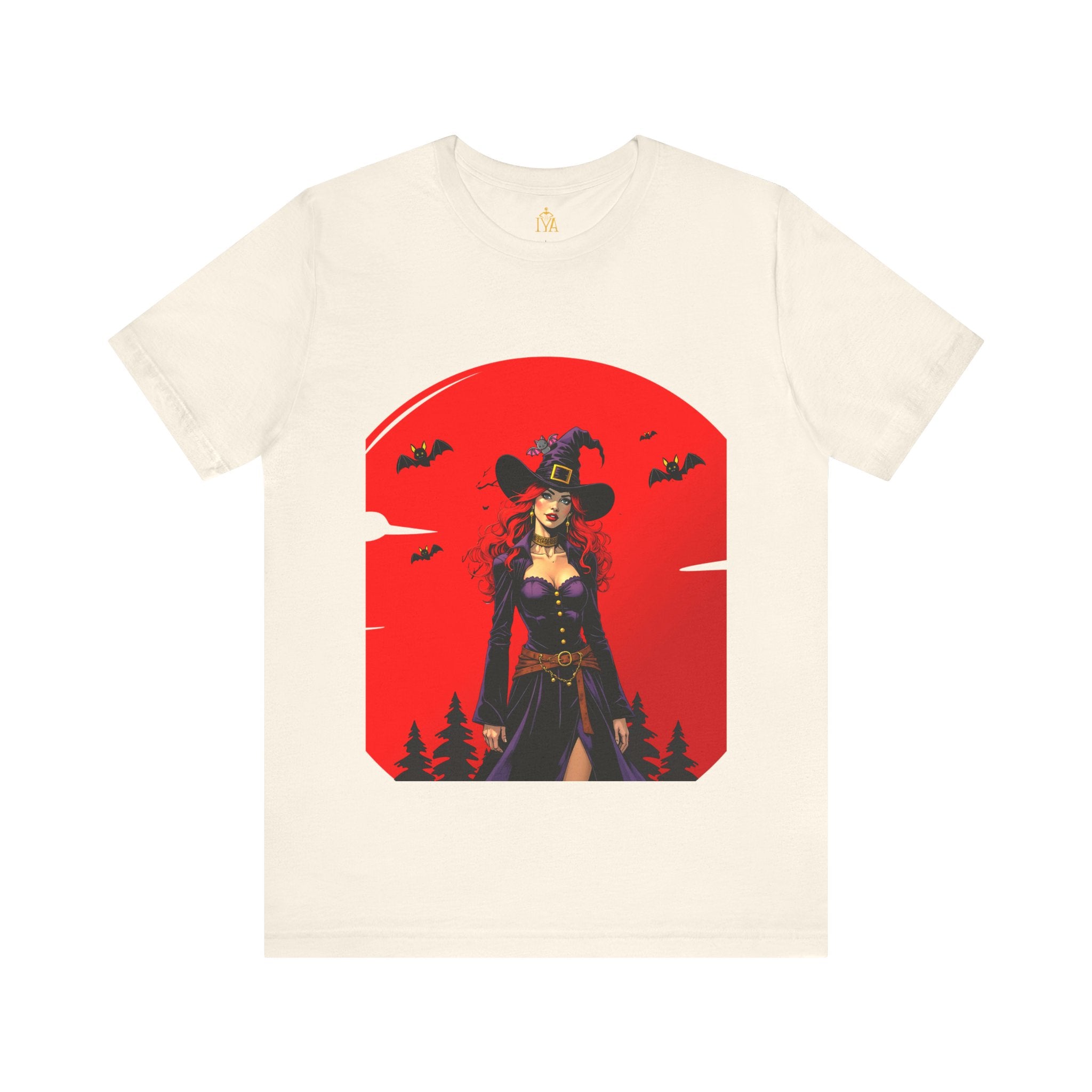 Women's cotton T-shirt "Happy Halloween"