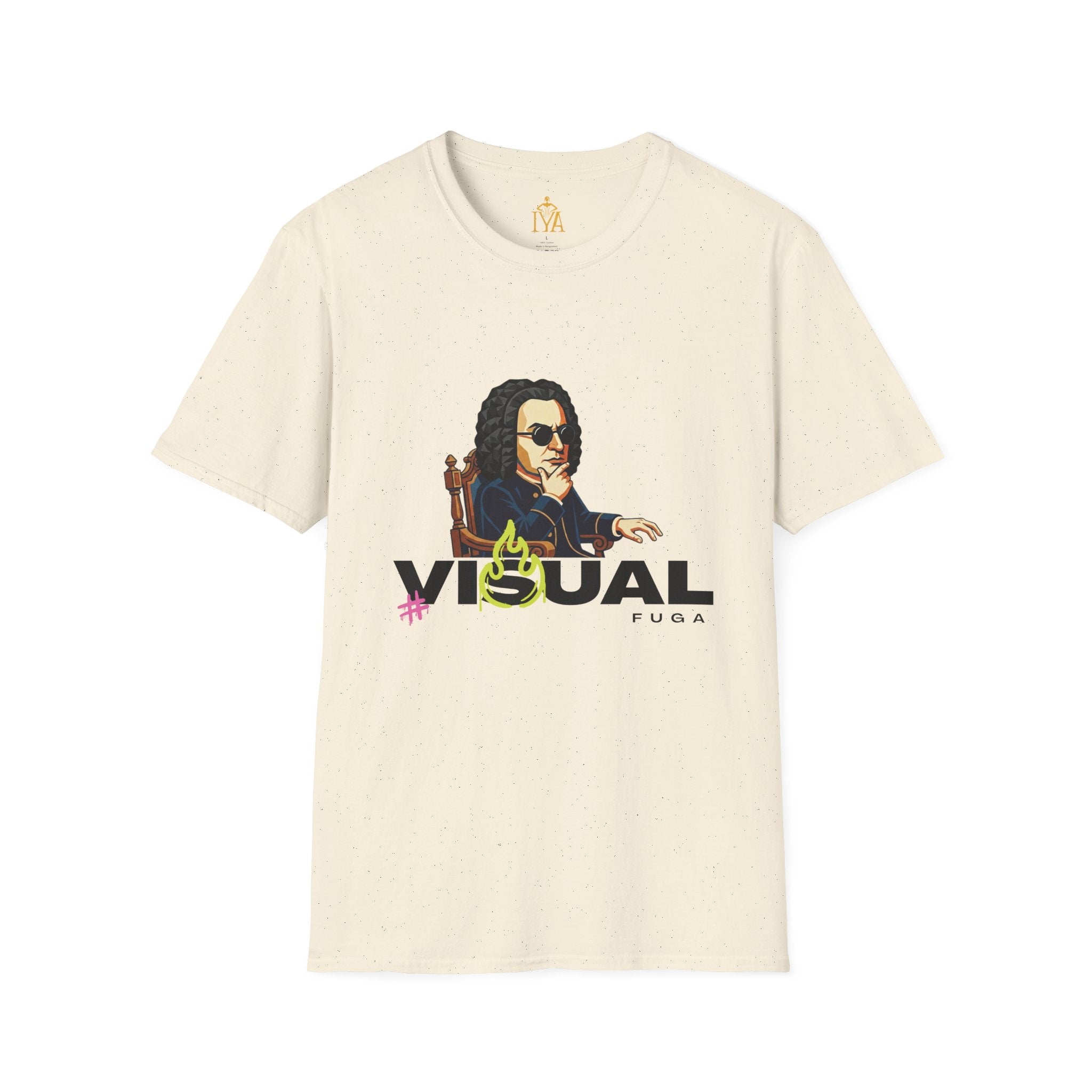 Men's Premium Cotton T-Shirt – Visual Fugue (Baroque Revolt in various colors)