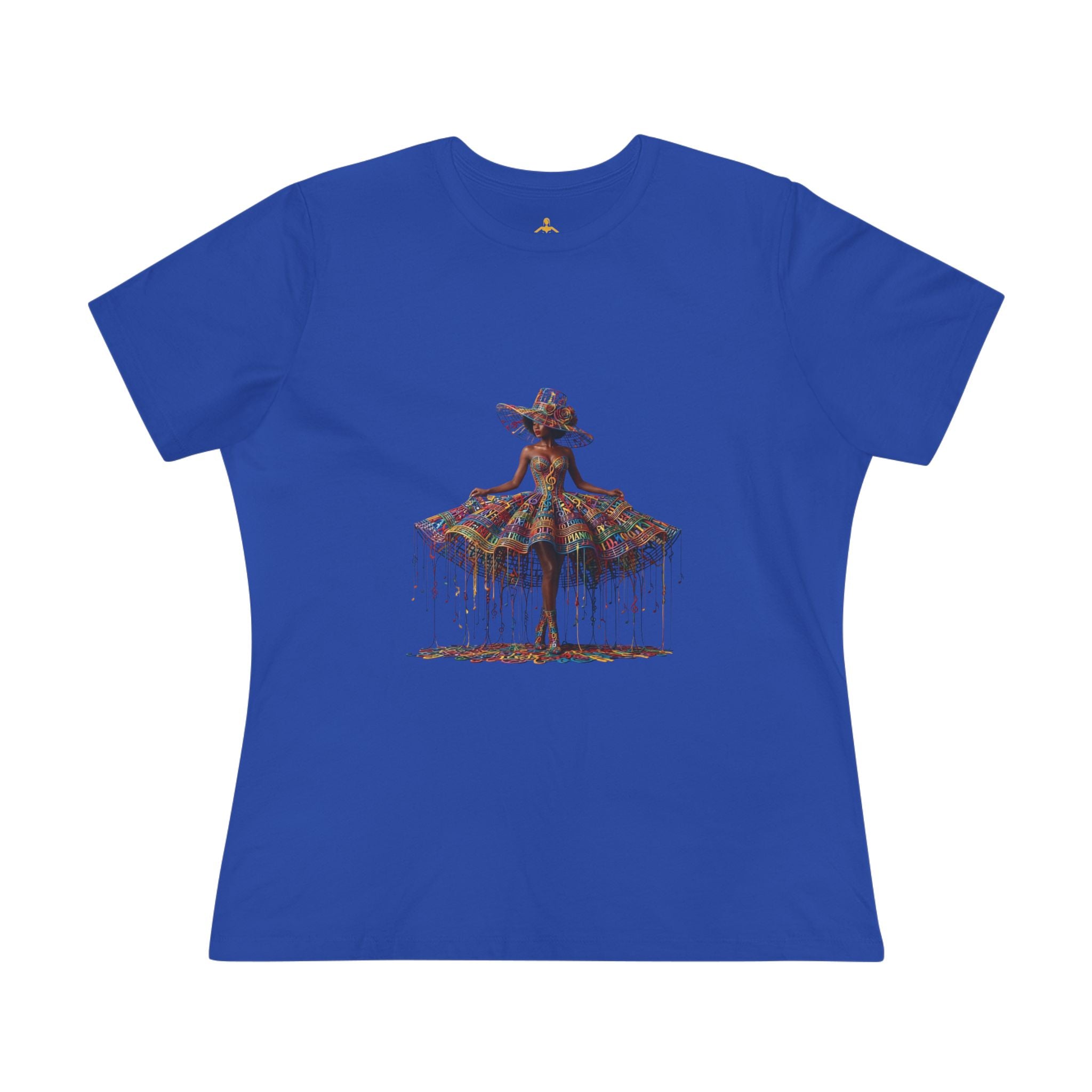 Women's Premium Cotton T-Shirt – "Inner Symphony"