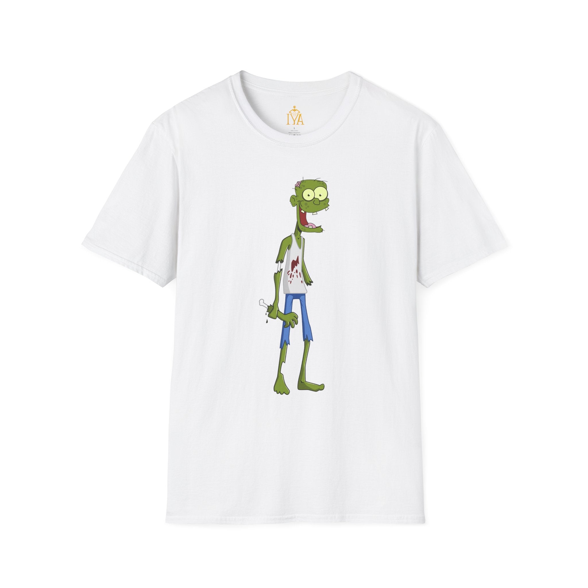 Men's T-Shirt With Zombie Graphic