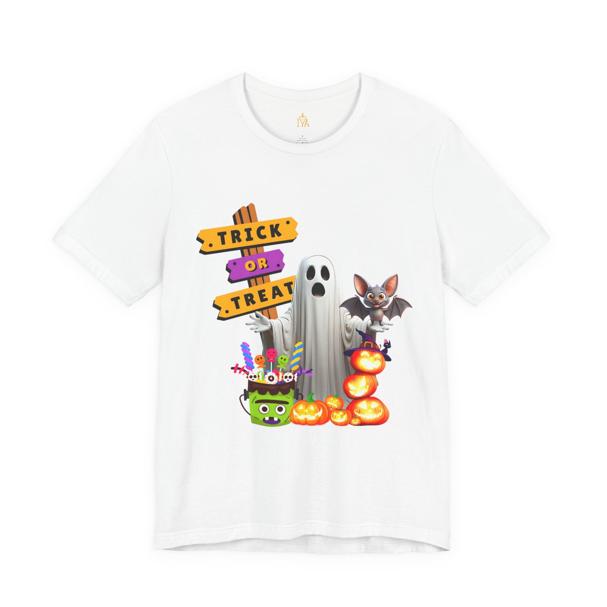 Men's cotton T-shirt "Happy Halloween"