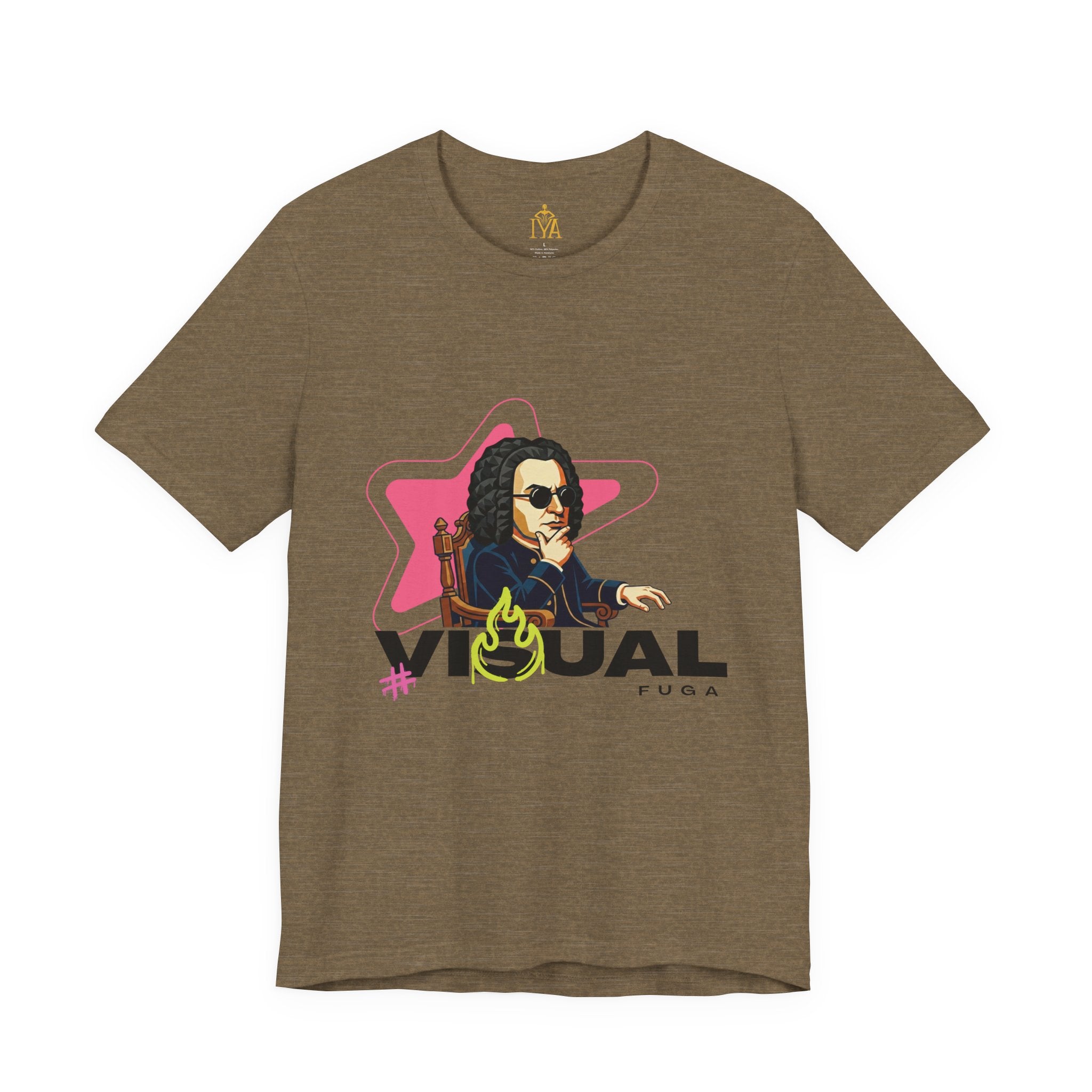 Women's Cotton T-Shirt "Visual Fugue" (Urban Style in various colors)