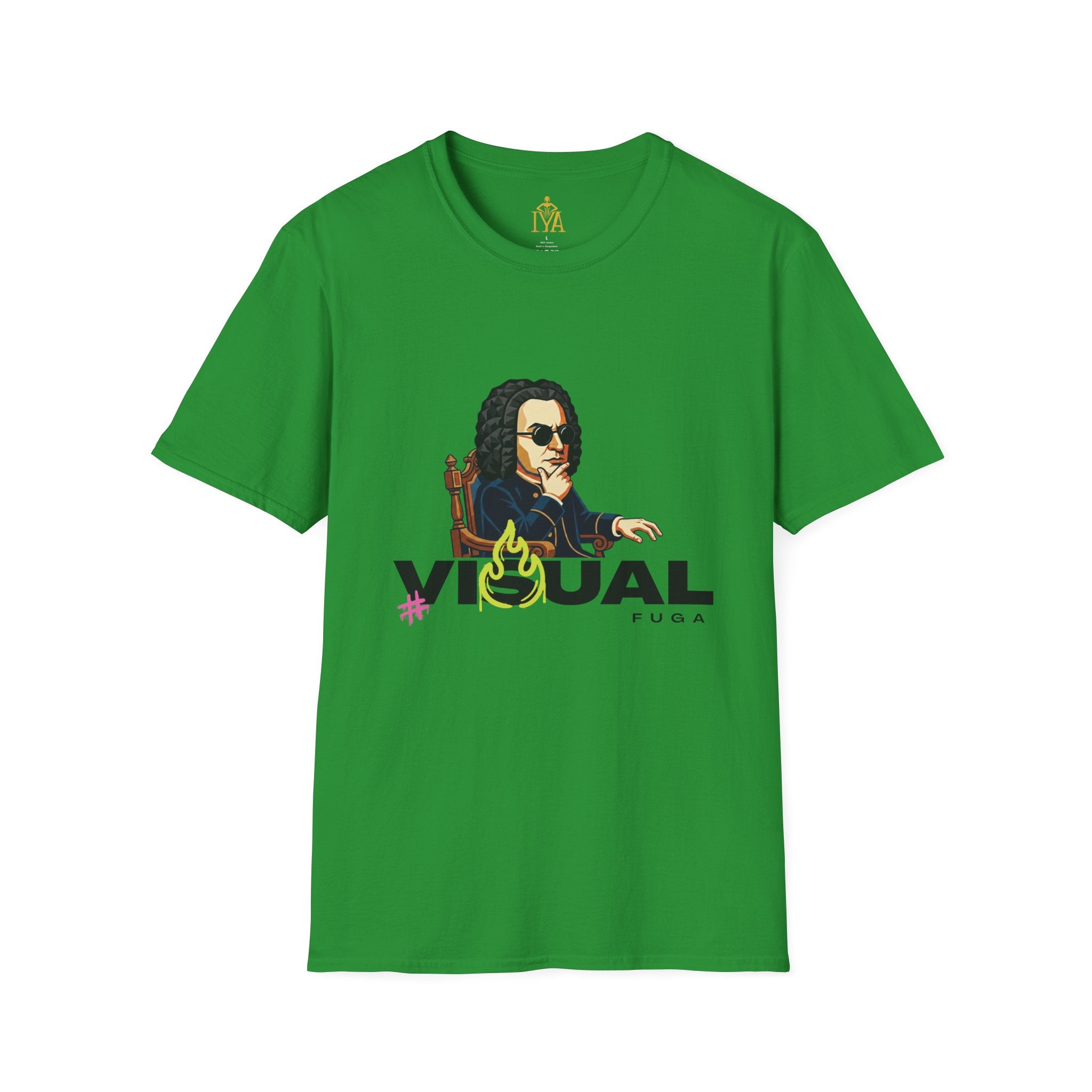 Men's Premium Cotton T-Shirt – Visual Fugue (Baroque Revolt in various colors)