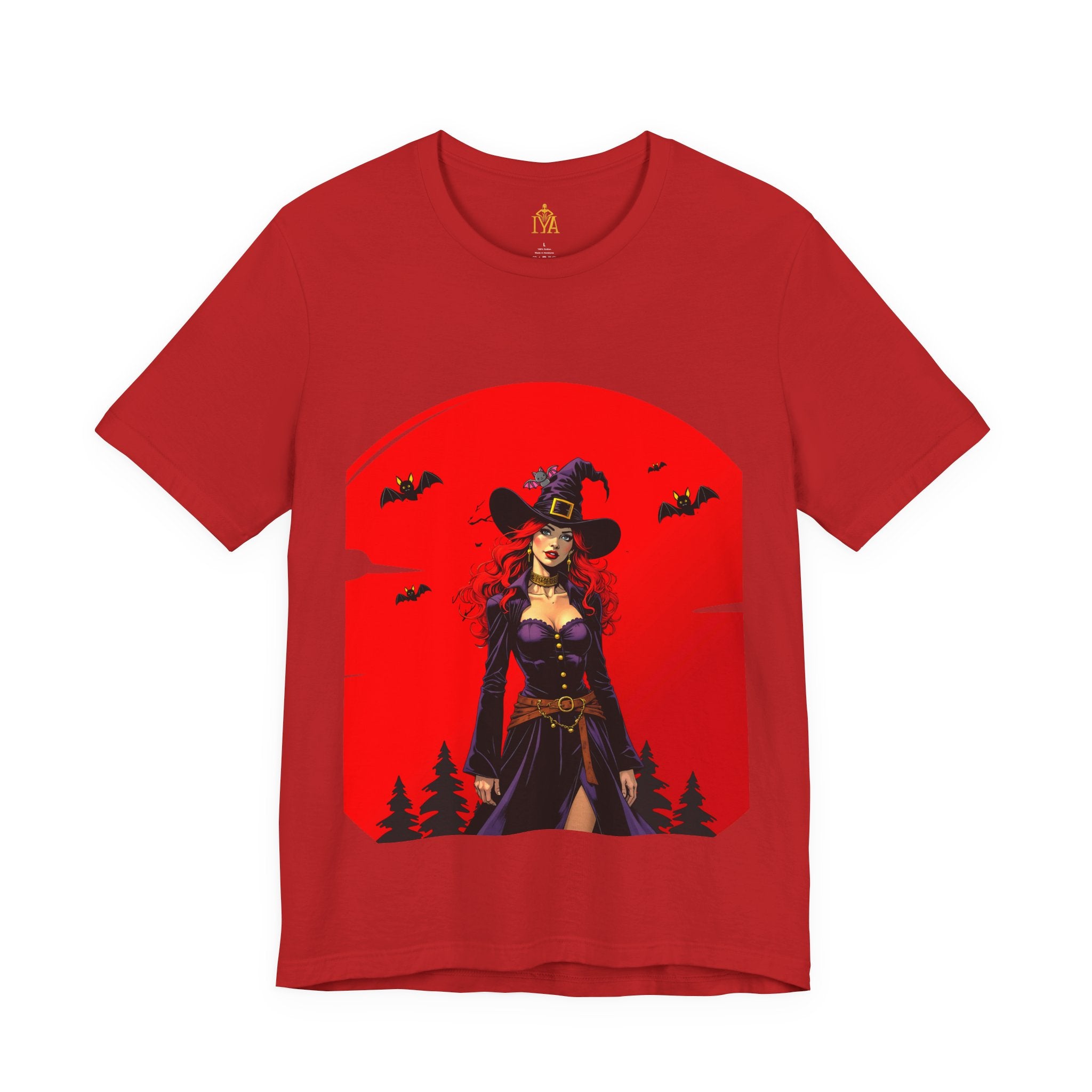 Women's cotton T-shirt "Happy Halloween"