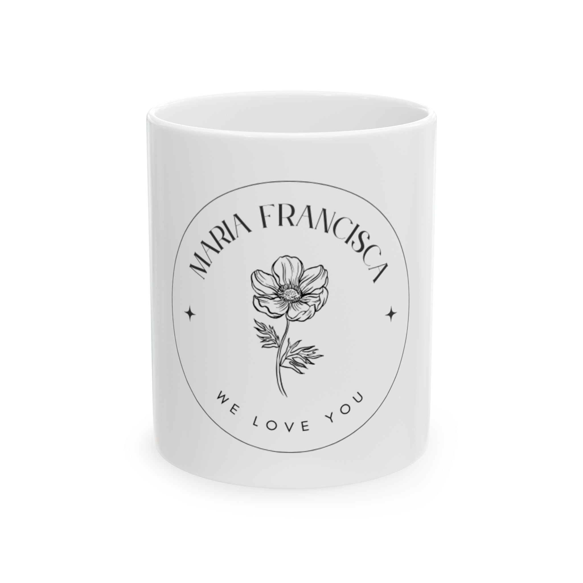 Personalized Ceramic Mug, (11oz, 15oz)