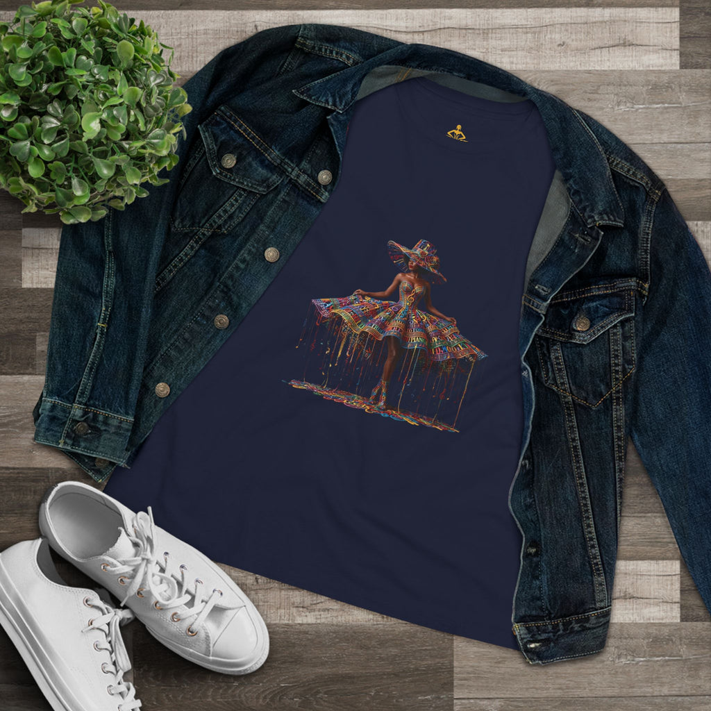 Women's Premium Cotton T-Shirt – "Inner Symphony"