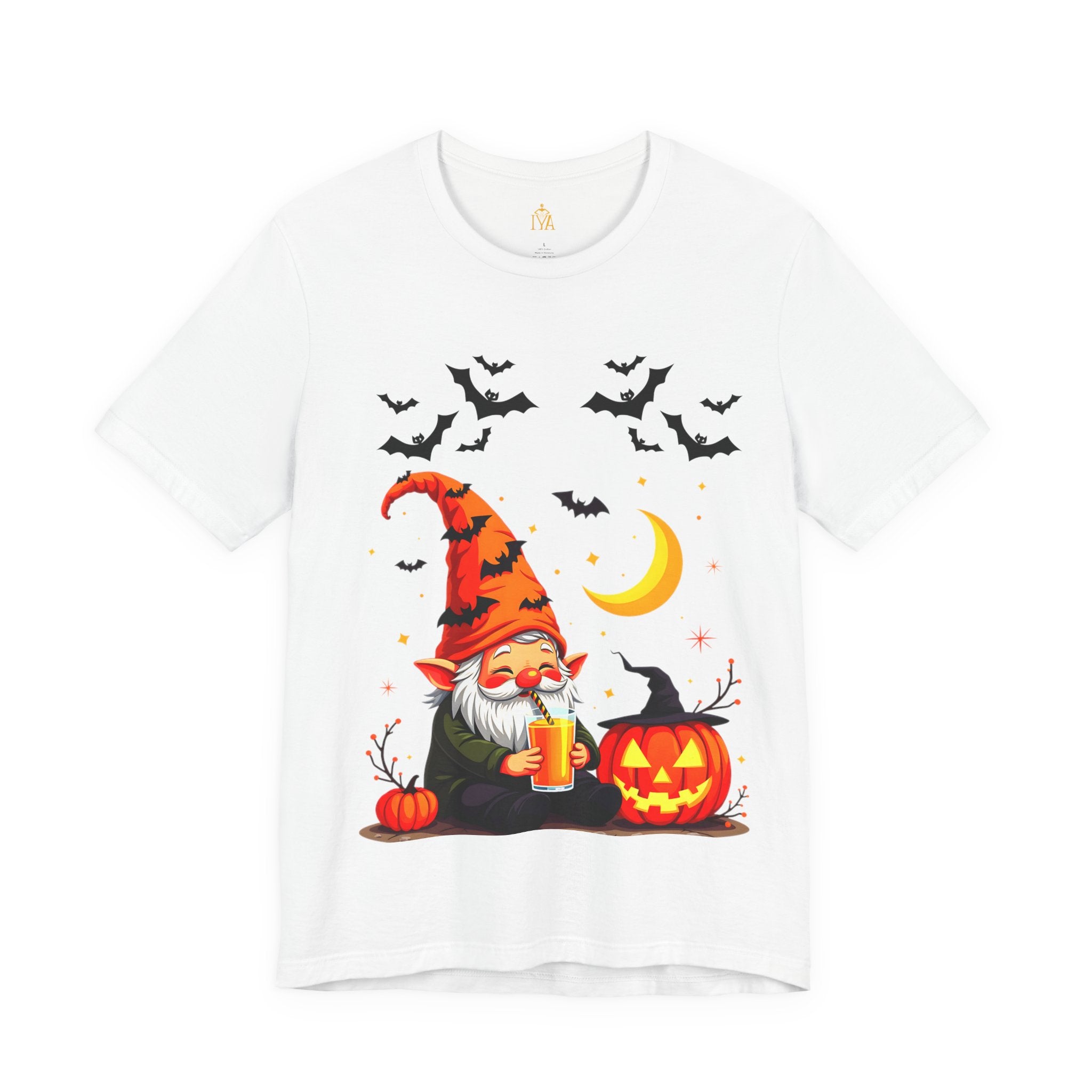Women's cotton T-shirt "Happy Halloween"