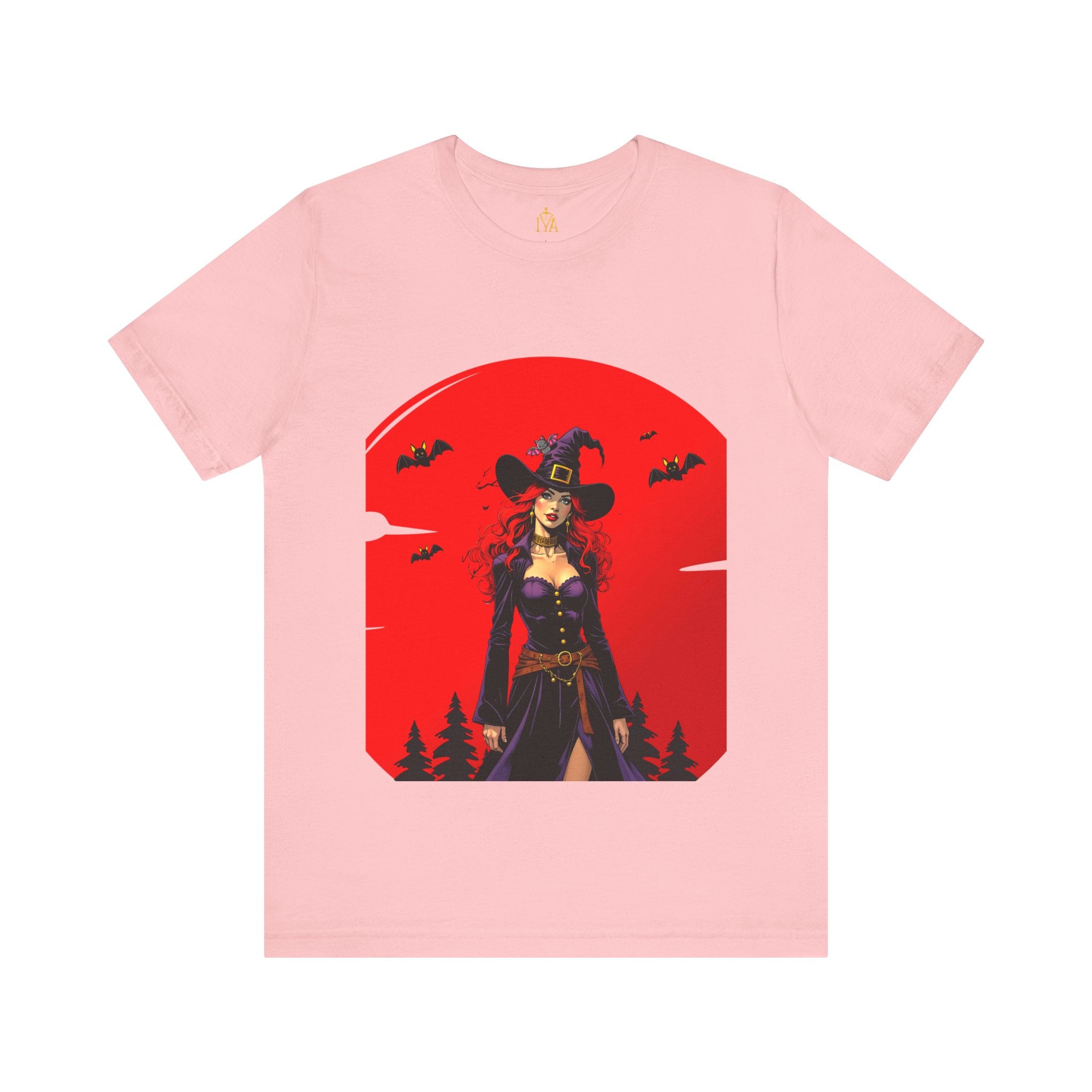 Women's cotton T-shirt "Happy Halloween"