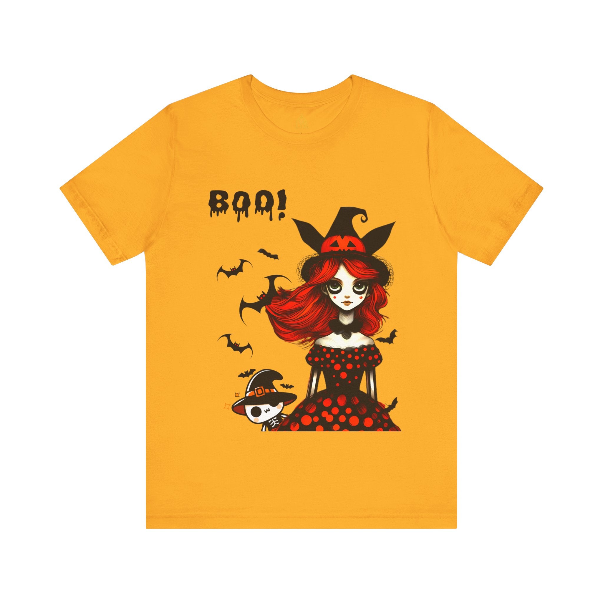 Women's cotton T-shirt "Happy Halloween"