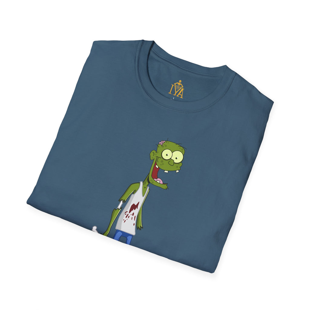Men's T-Shirt With Zombie Graphic