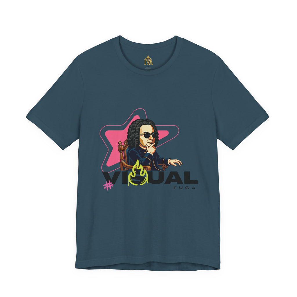 Women's Cotton T-Shirt "Visual Fugue" (Urban Style in various colors)