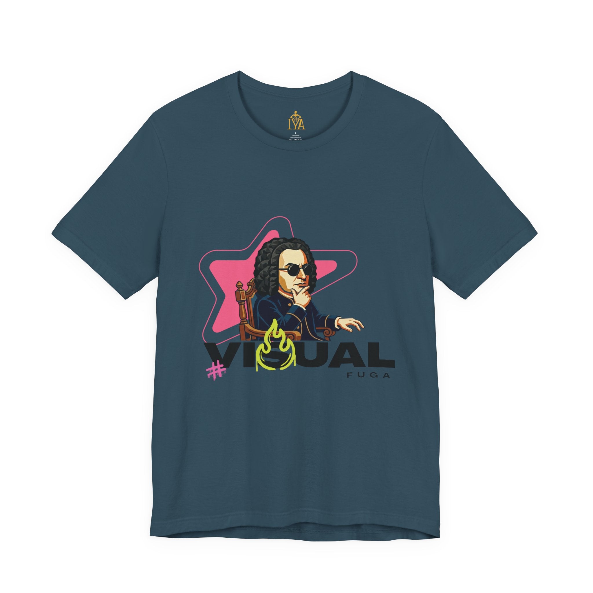 Women's Cotton T-Shirt "Visual Fugue" (Urban Style in various colors)