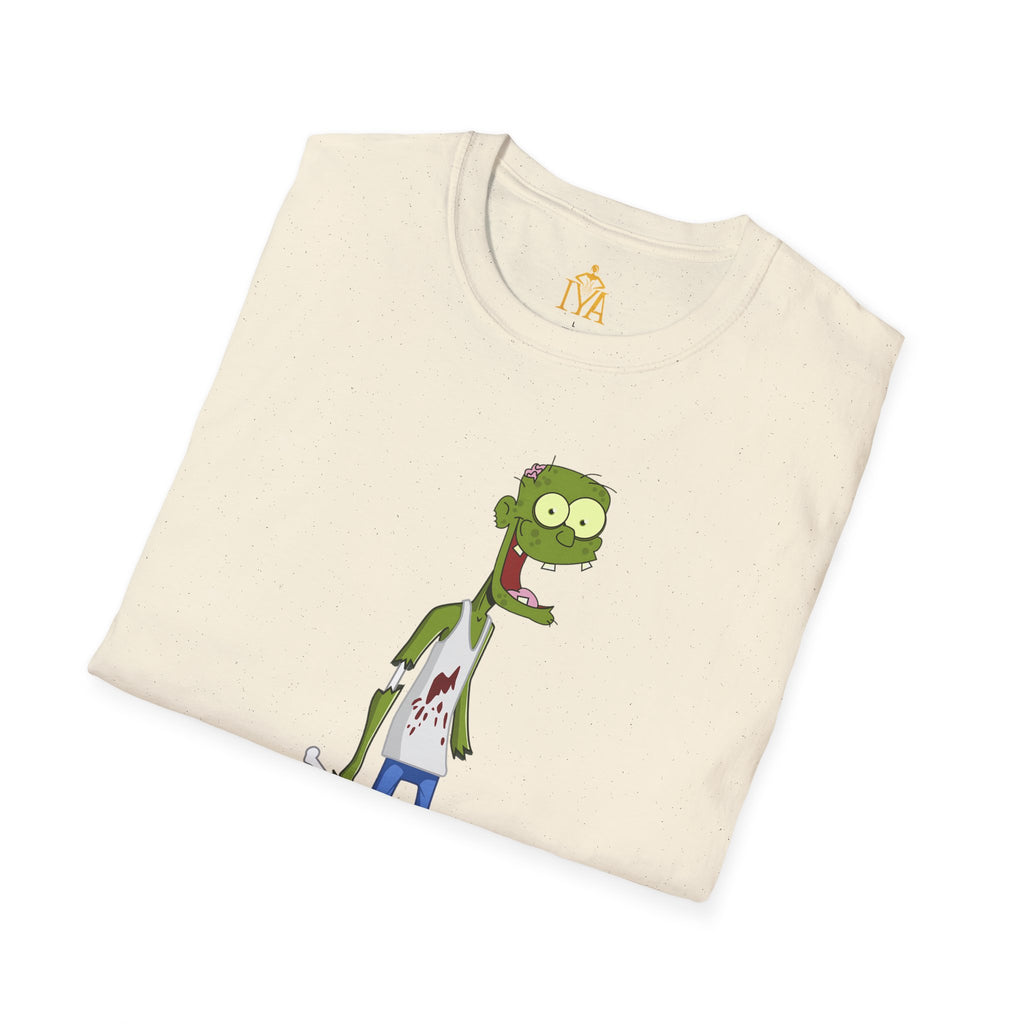 Men's T-Shirt With Zombie Graphic