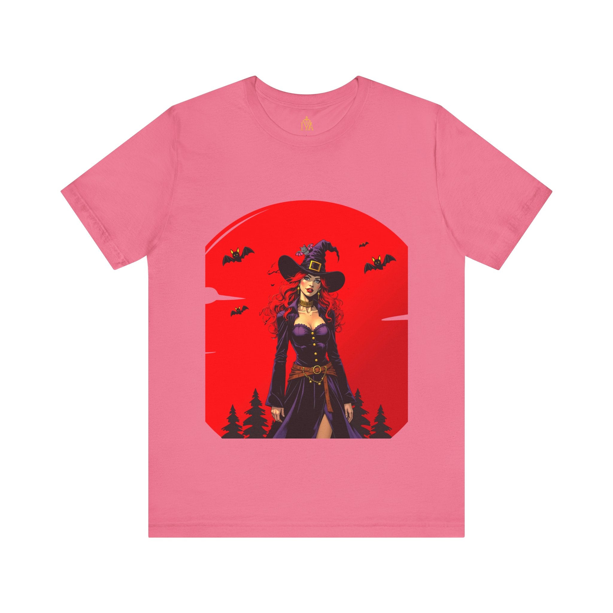 Women's cotton T-shirt "Happy Halloween"