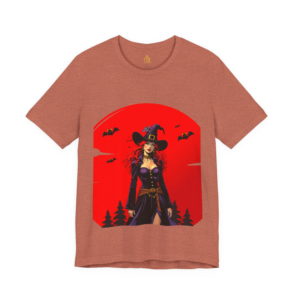 Women's cotton T-shirt "Happy Halloween"