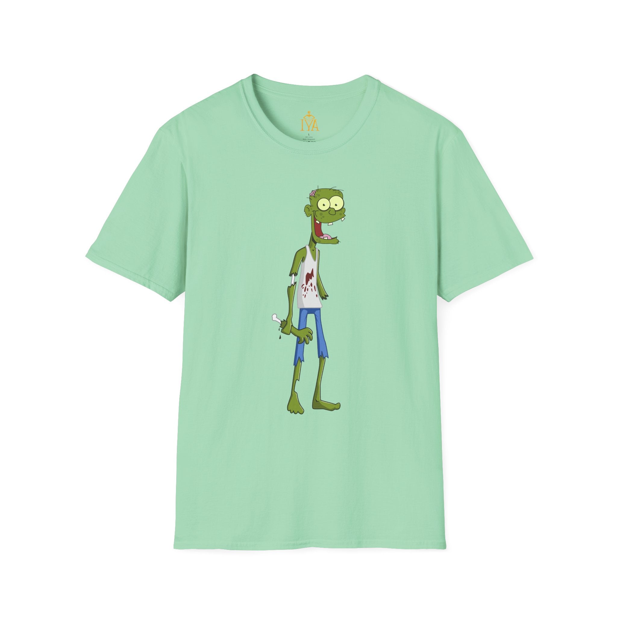 Men's T-Shirt With Zombie Graphic