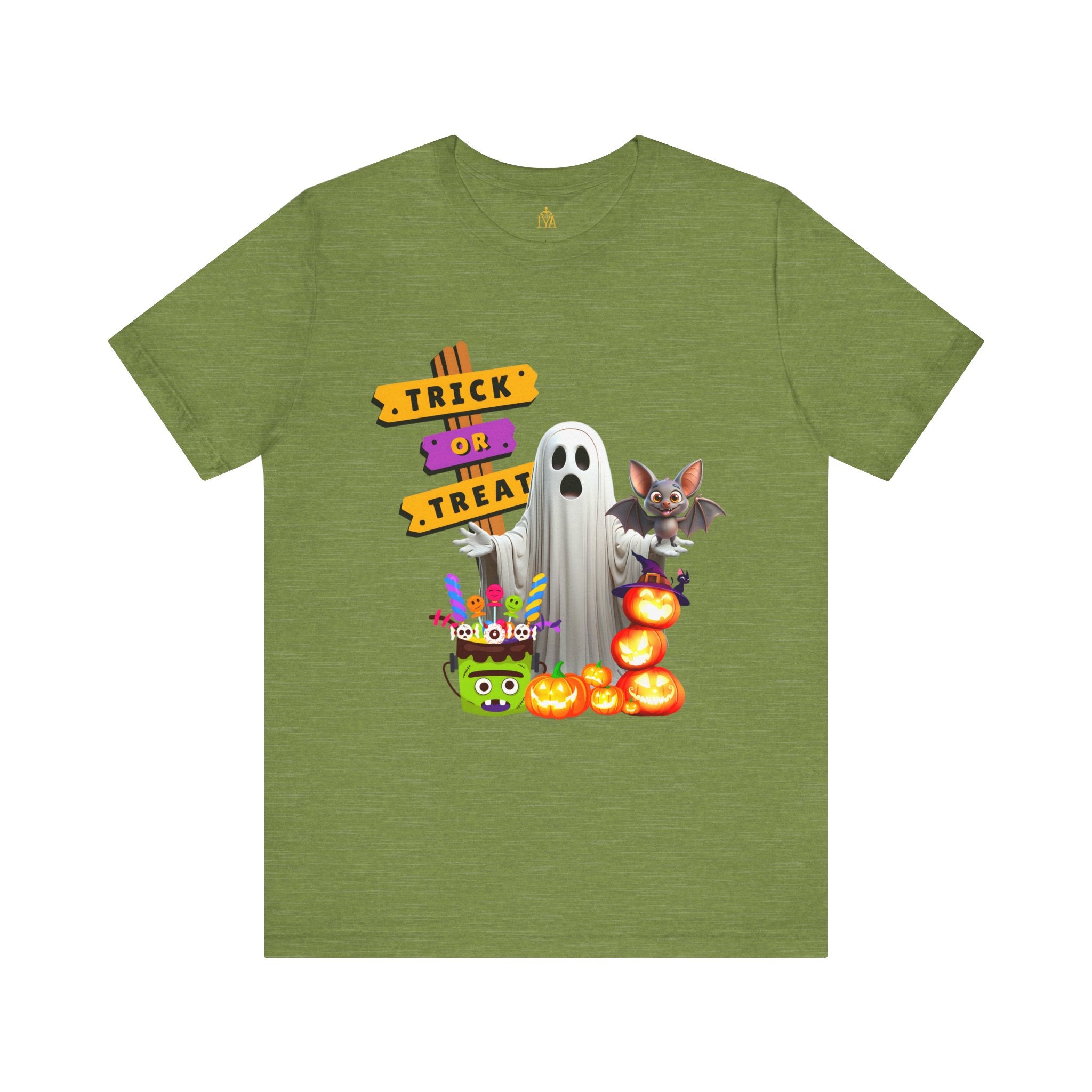 Men's cotton T-shirt "Happy Halloween"