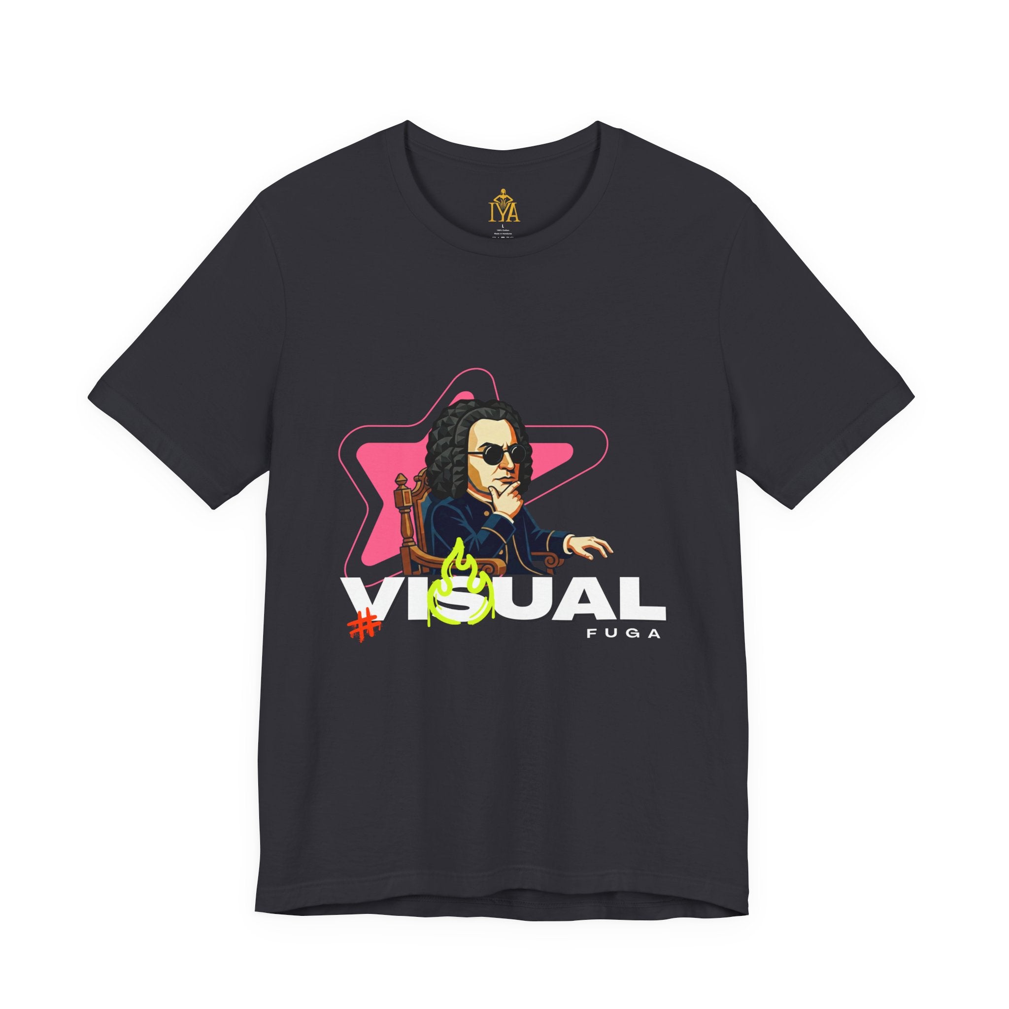 Women's Cotton T-Shirt "Visual Fugue" (Urban Style)