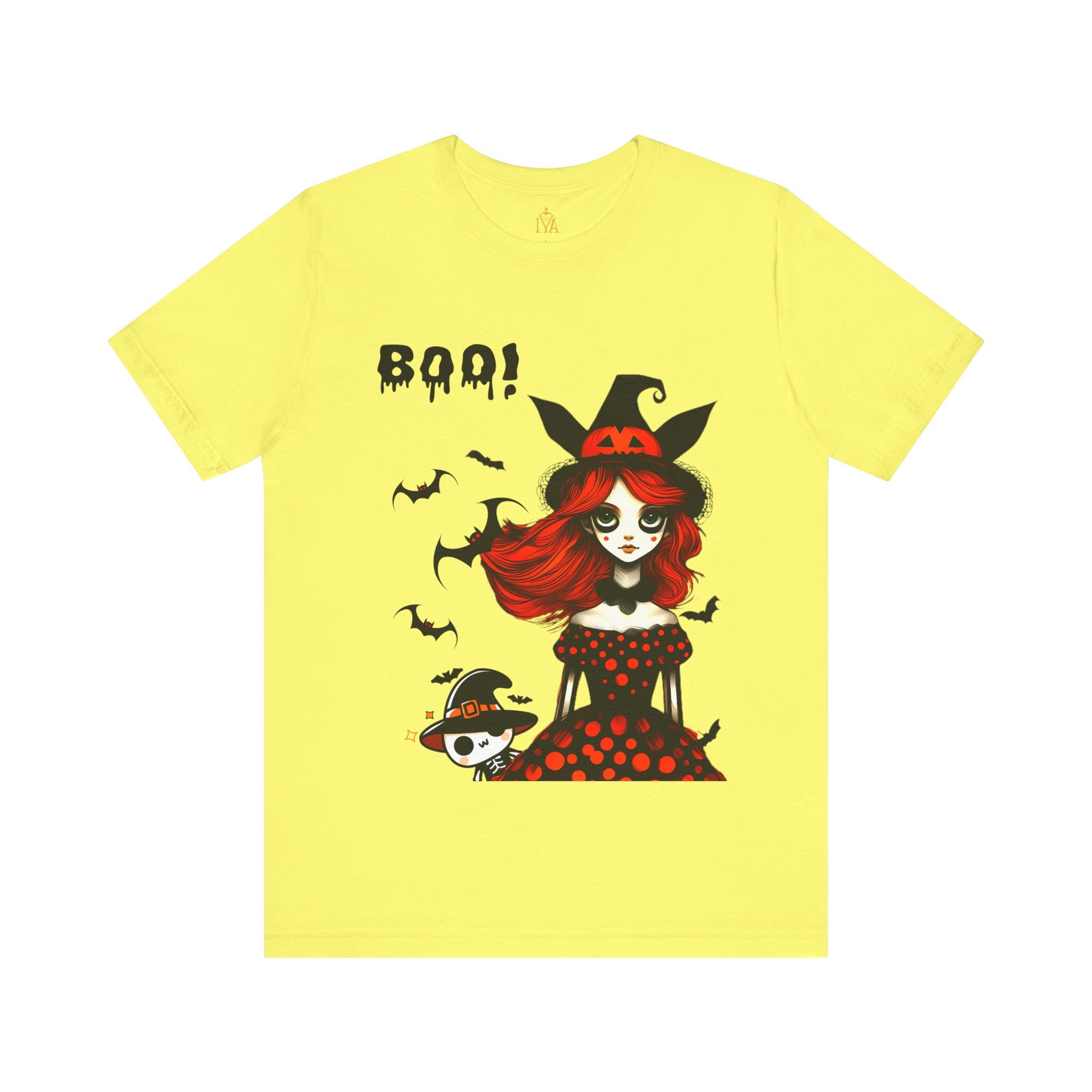 Women's cotton T-shirt "Happy Halloween"