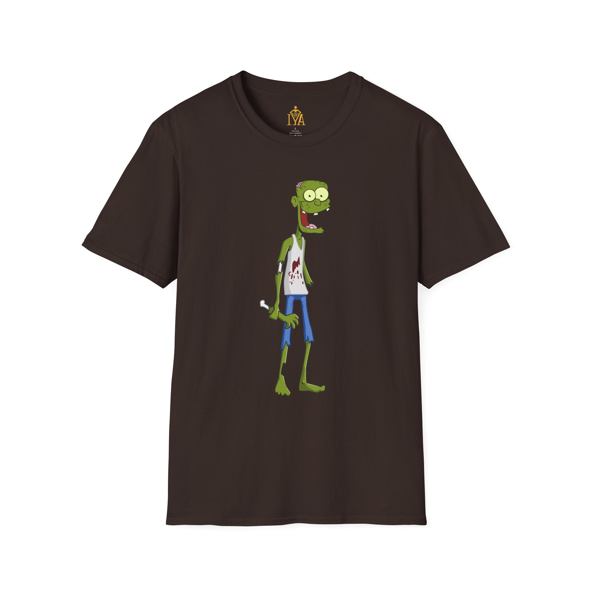 Men's T-Shirt With Zombie Graphic