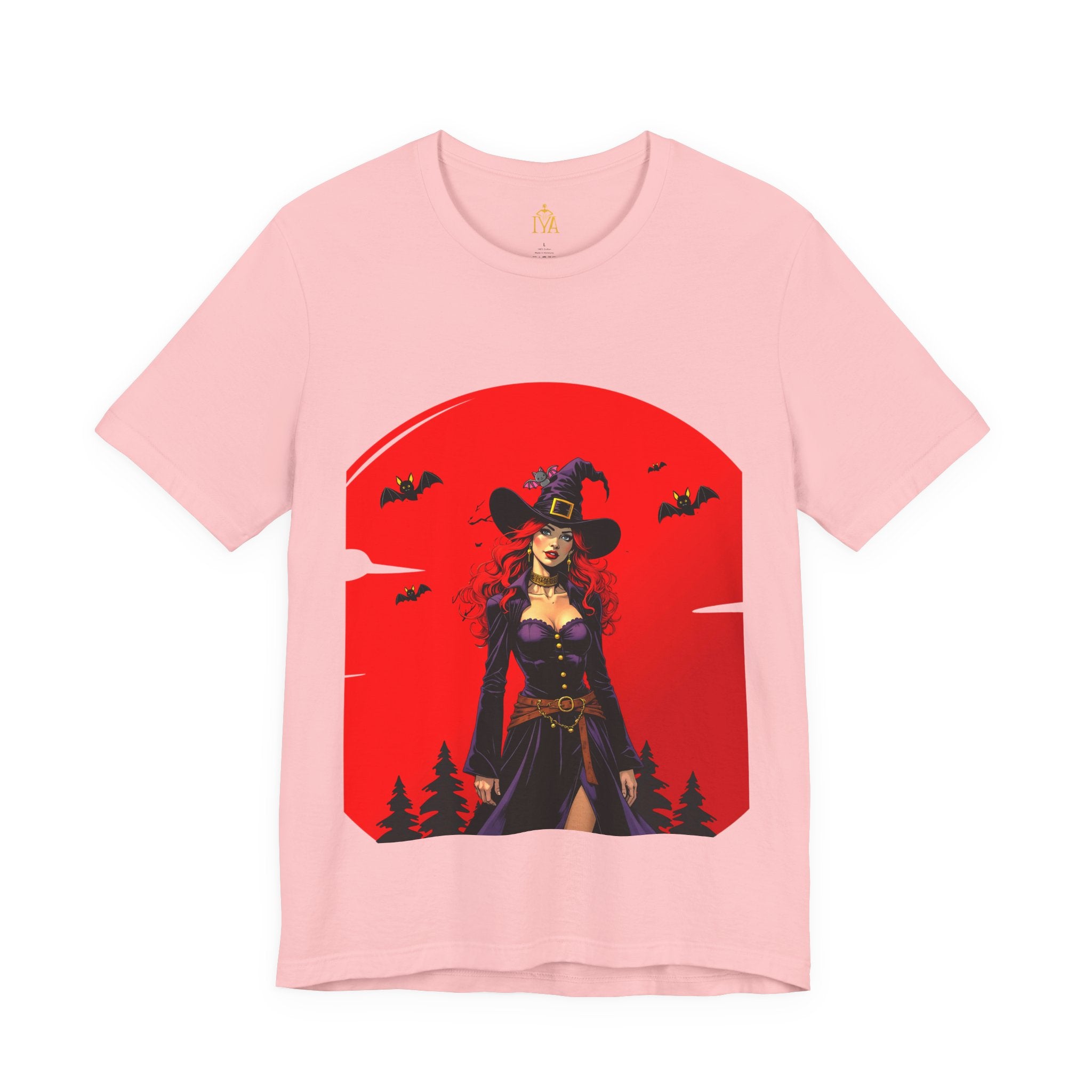 Women's cotton T-shirt "Happy Halloween"