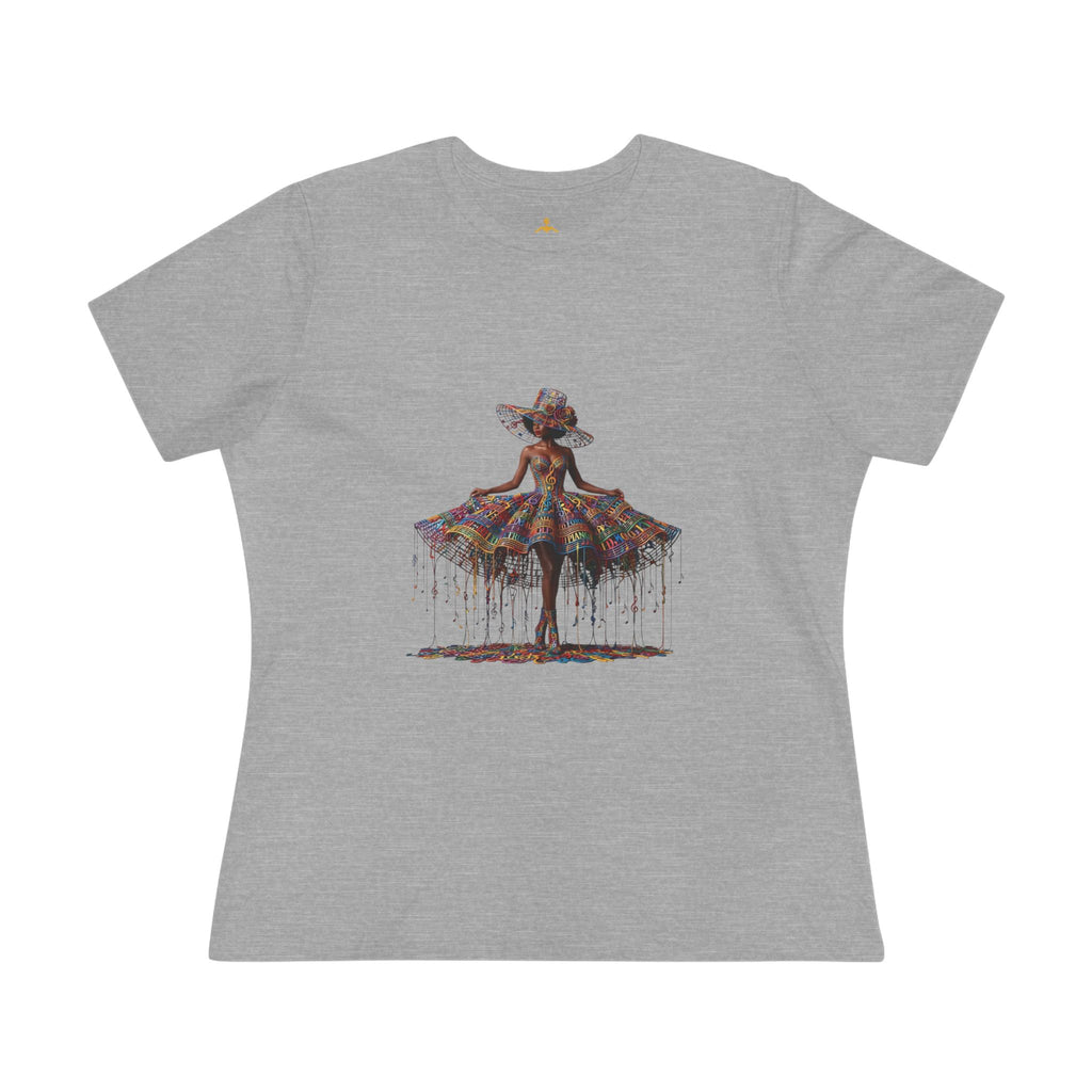 Women's Premium Cotton T-Shirt – "Inner Symphony"