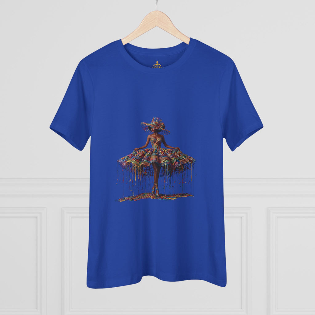Women's Premium Cotton T-Shirt – "Inner Symphony"