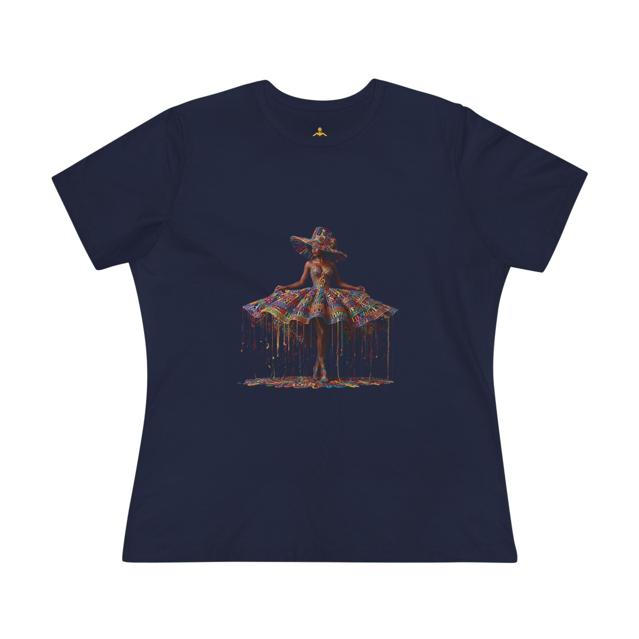 Women's Premium Cotton T-Shirt – "Inner Symphony"