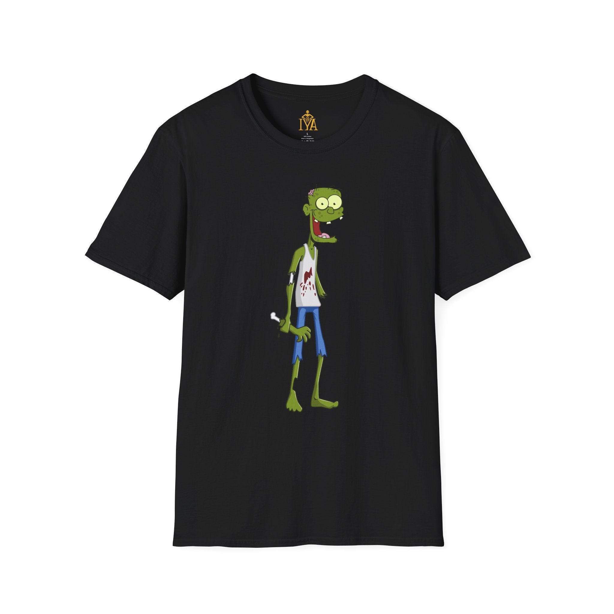 Men's T-Shirt With Zombie Graphic