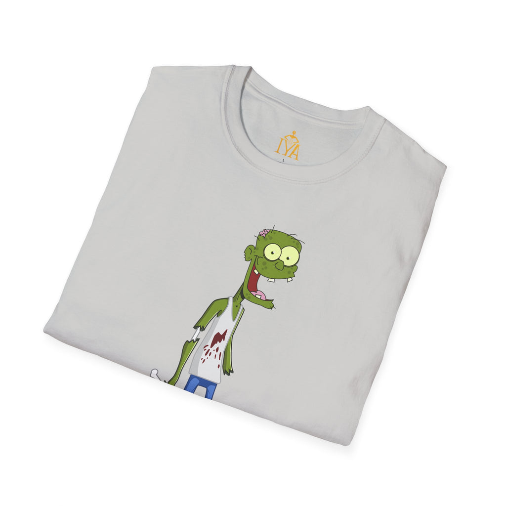 Men's T-Shirt With Zombie Graphic