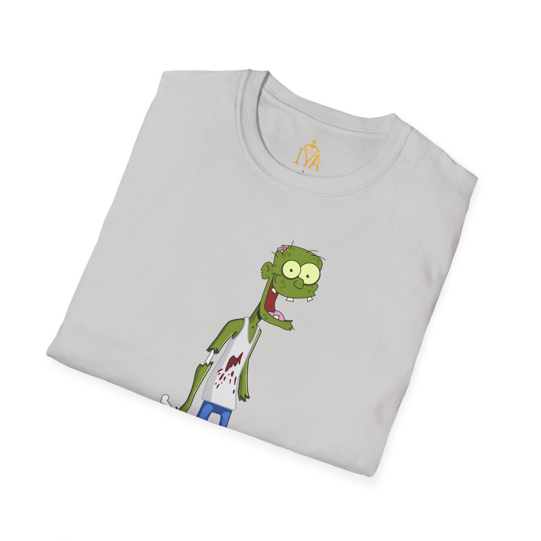 Men's T-Shirt With Zombie Graphic