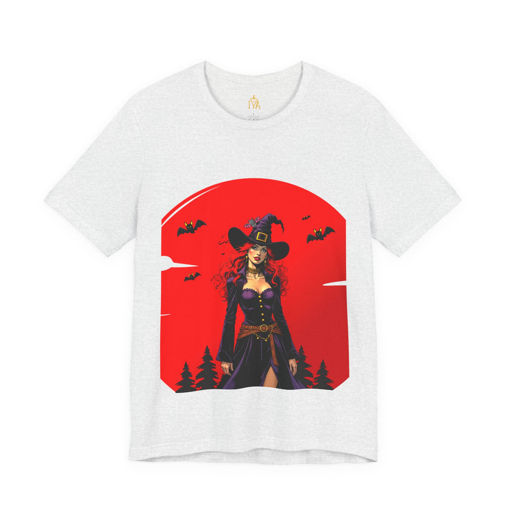 Women's cotton T-shirt "Happy Halloween"