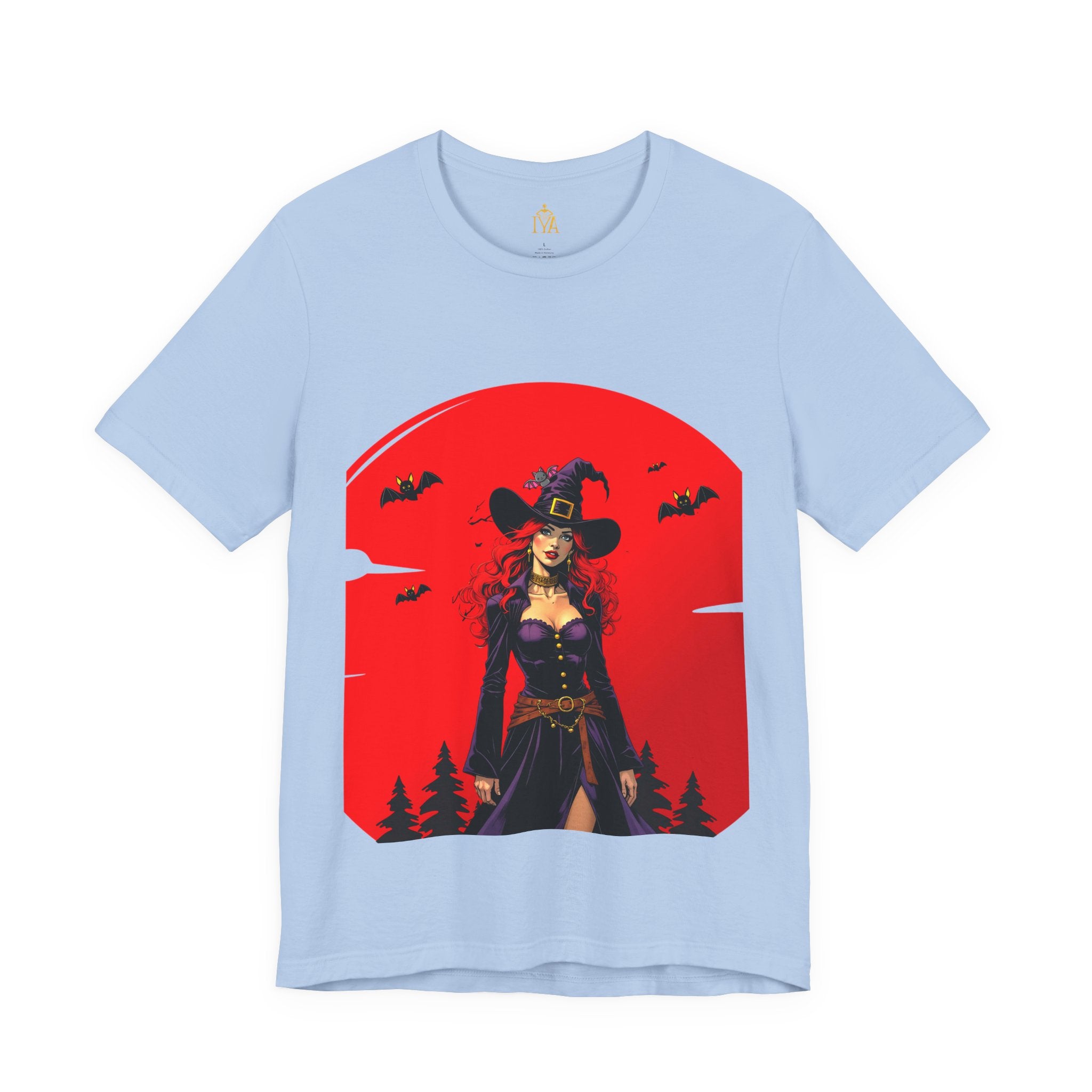 Women's cotton T-shirt "Happy Halloween"