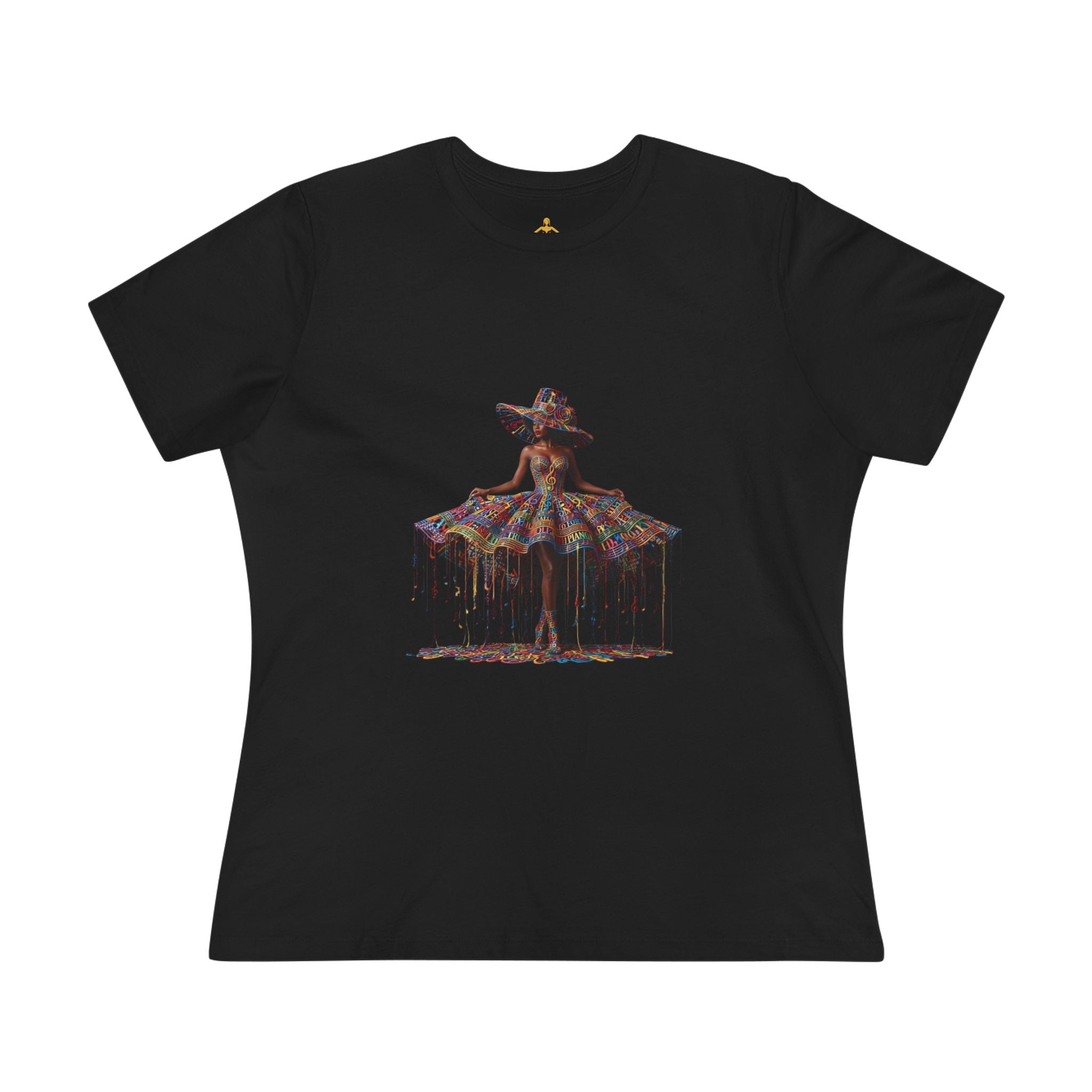Women's Premium Cotton T-Shirt – "Inner Symphony"
