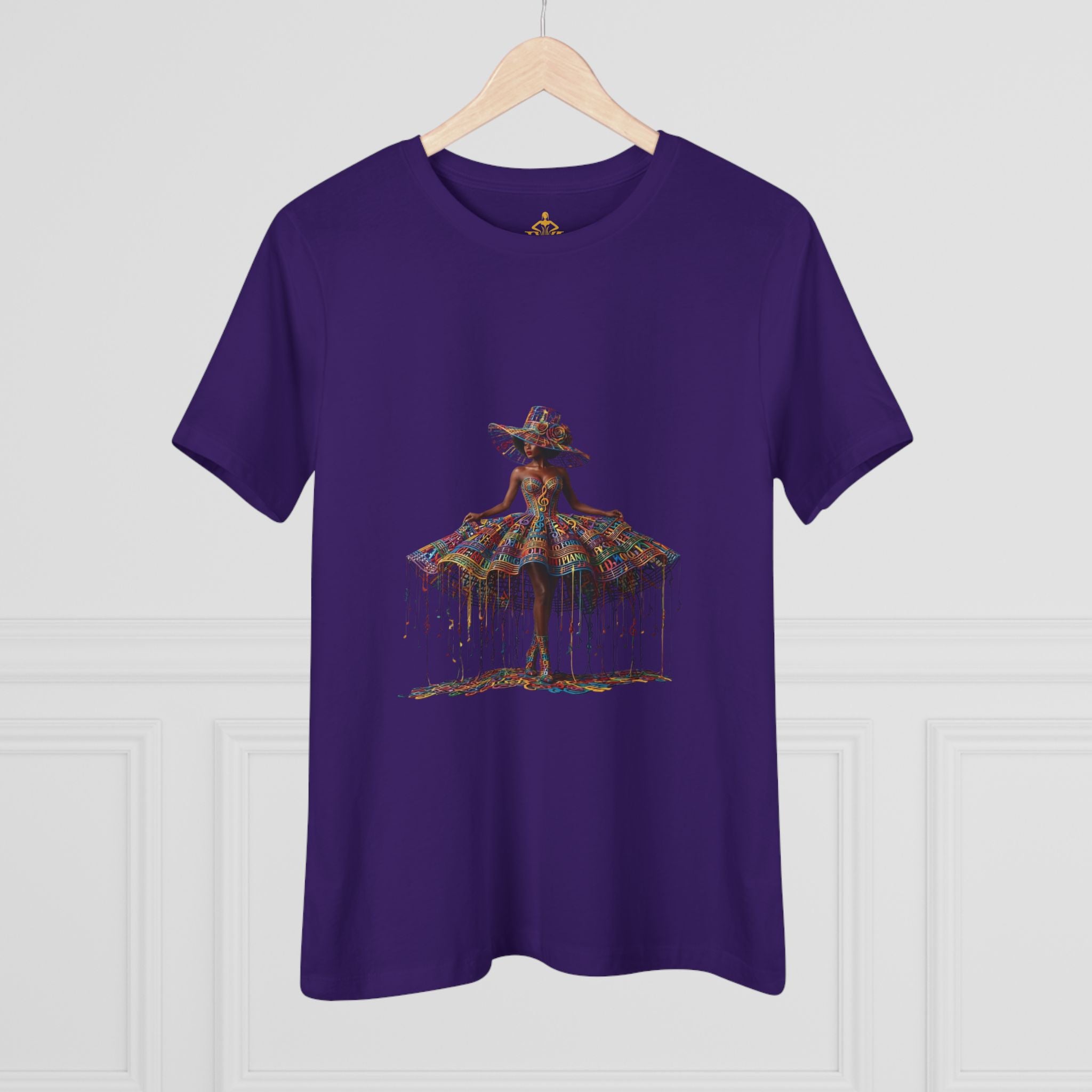 Women's Premium Cotton T-Shirt – "Inner Symphony"