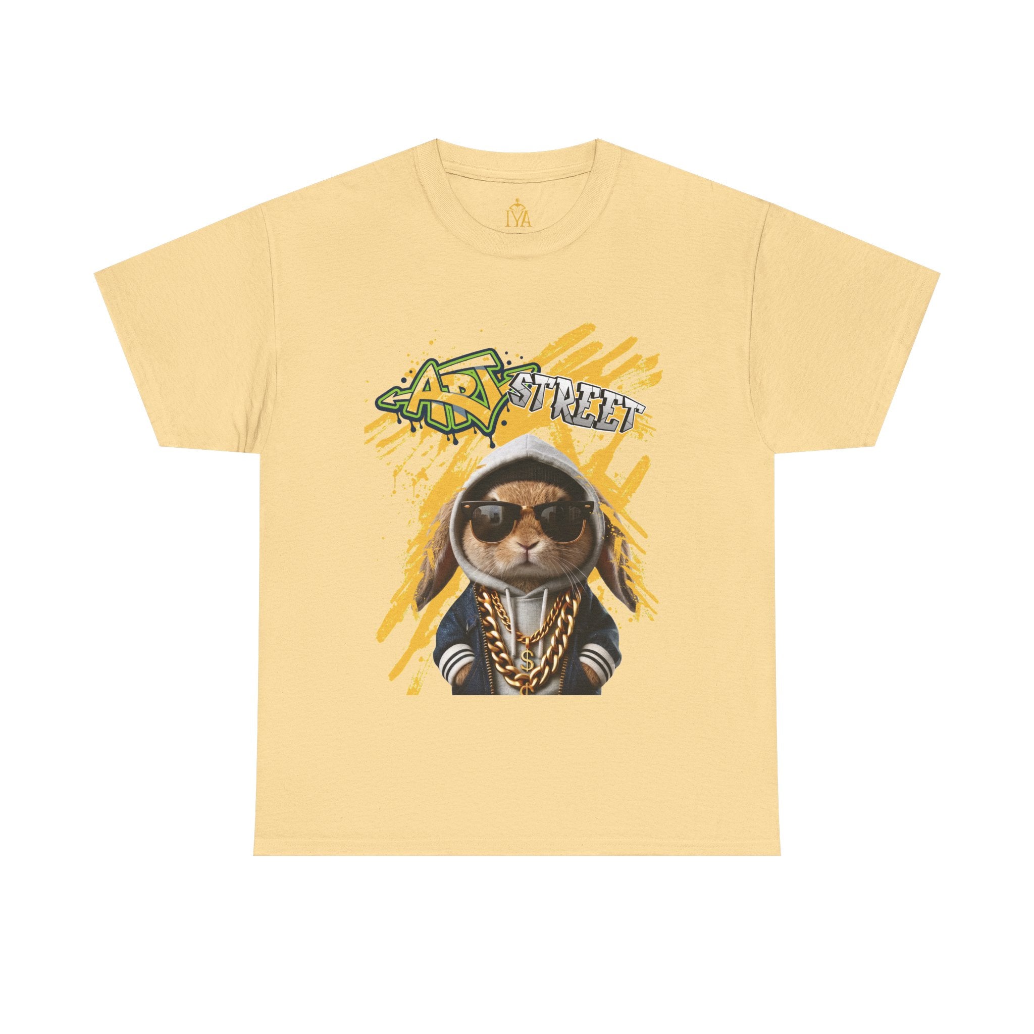 Art Street Rabbit Urban T-shirt (Folio No. 14-The guardian of the alley)