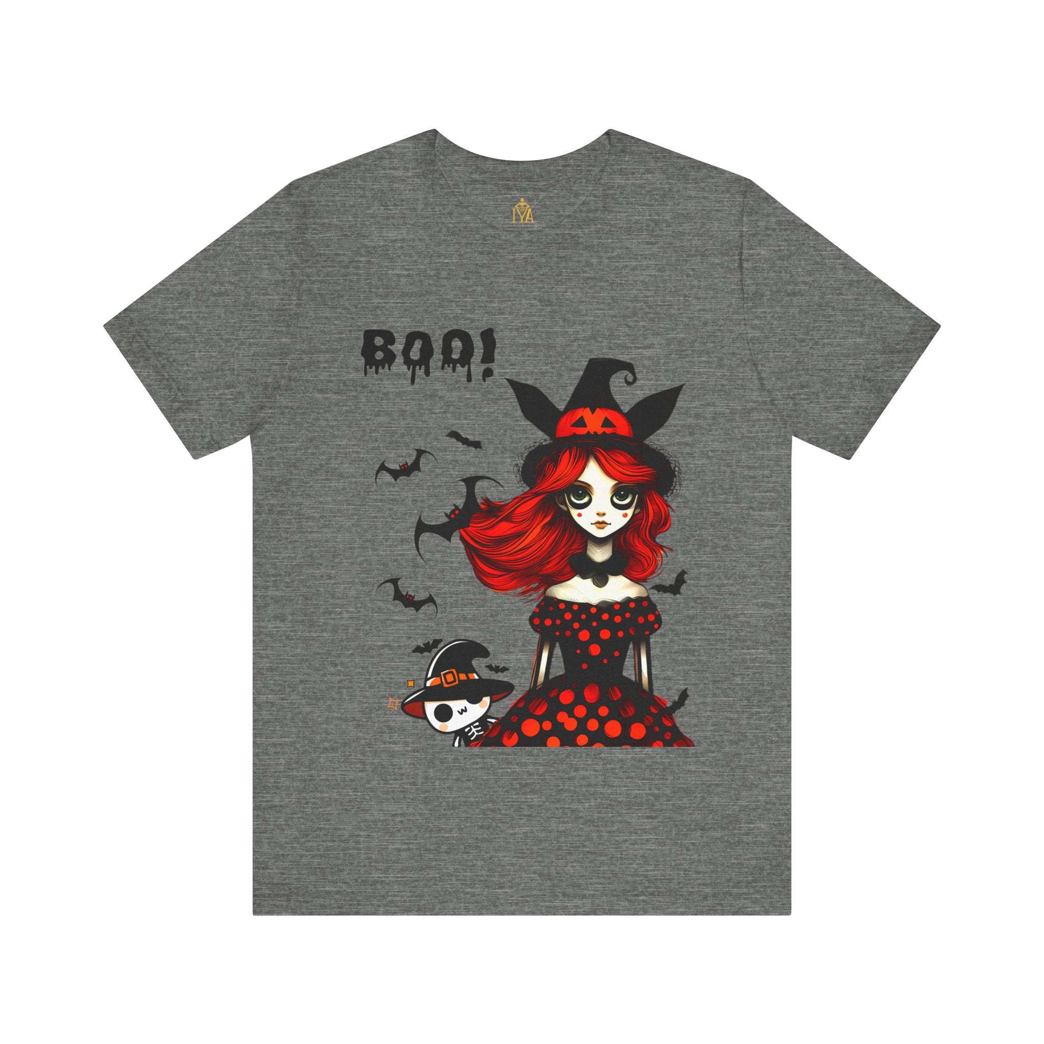 Women's cotton T-shirt "Happy Halloween"