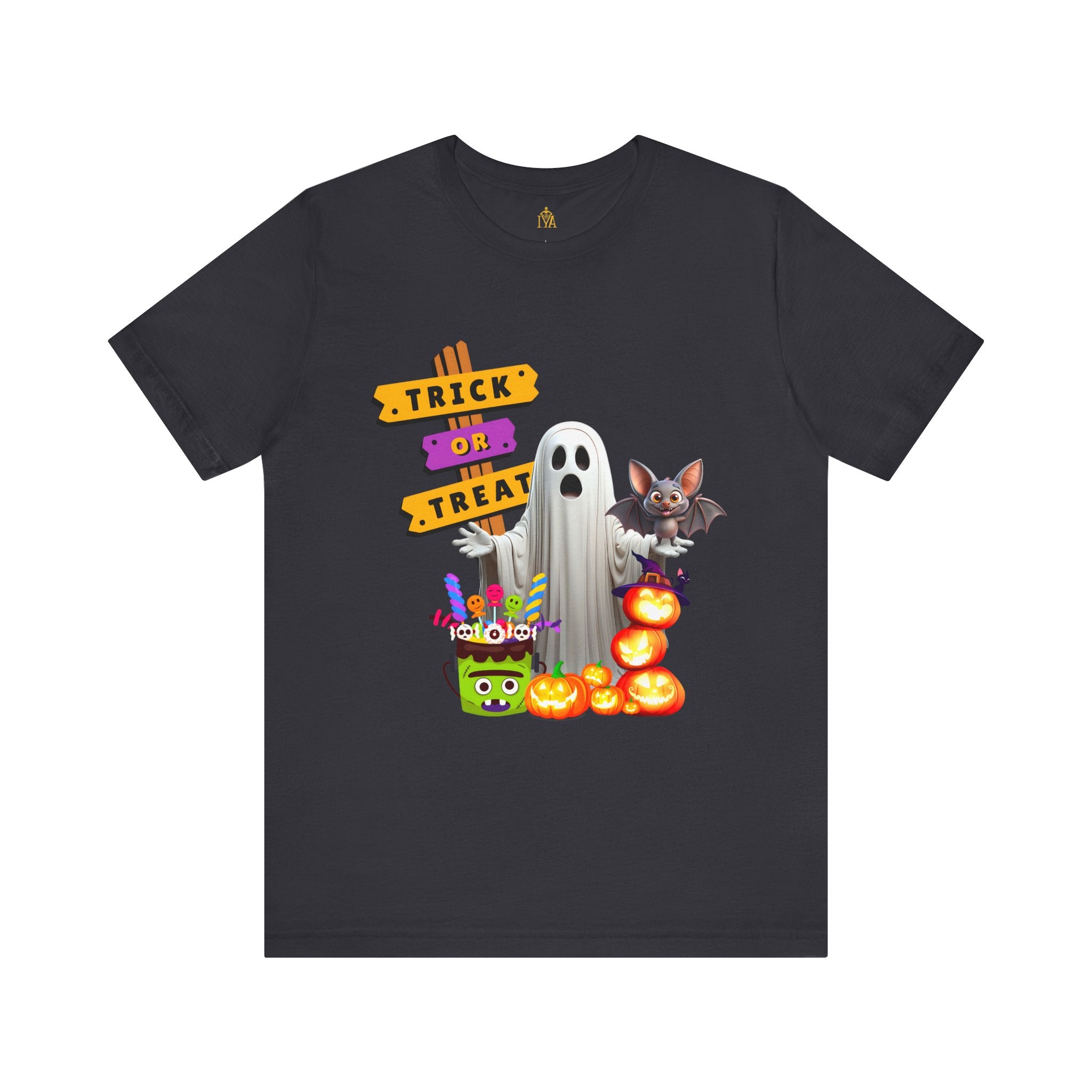 Men's cotton T-shirt "Happy Halloween"