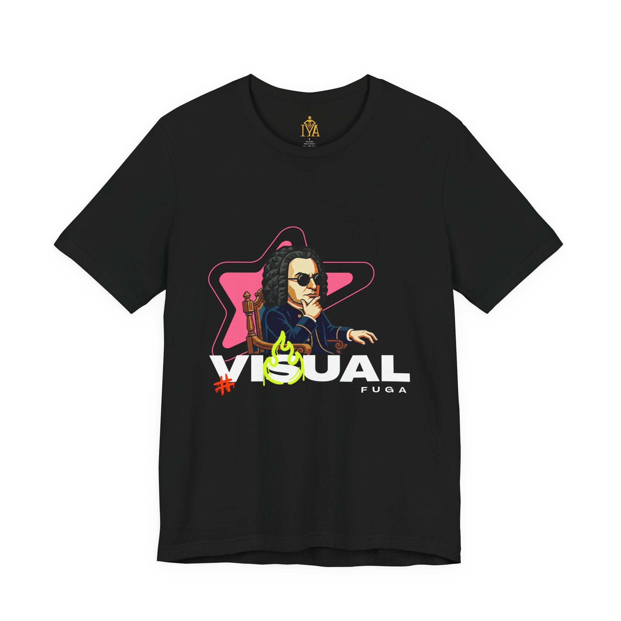 Women's Cotton T-Shirt "Visual Fugue" (Urban Style)