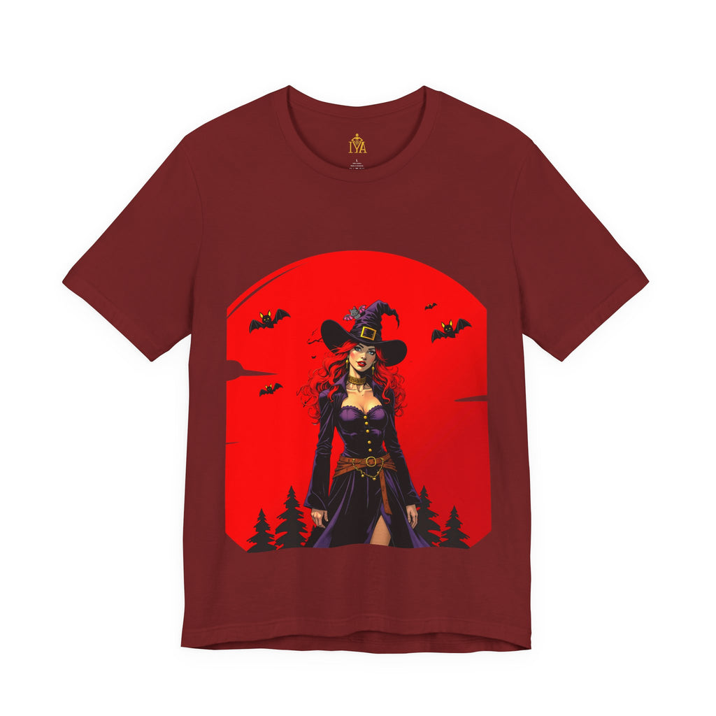 Women's cotton T-shirt "Happy Halloween"