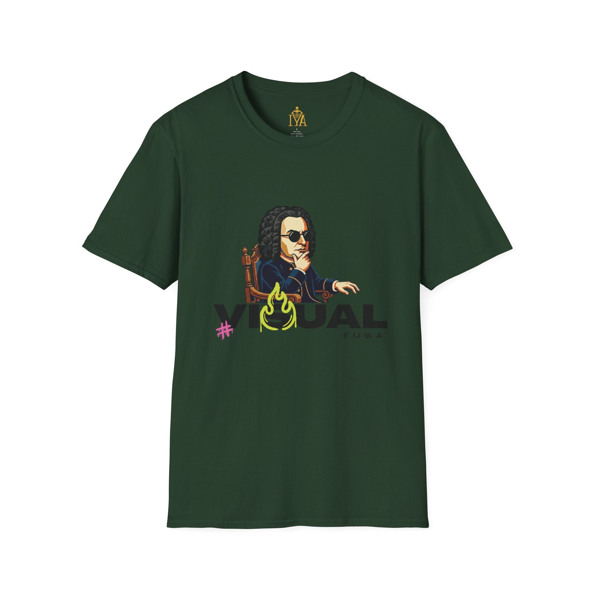 Men's Premium Cotton T-Shirt – Visual Fugue (Baroque Revolt in various colors)