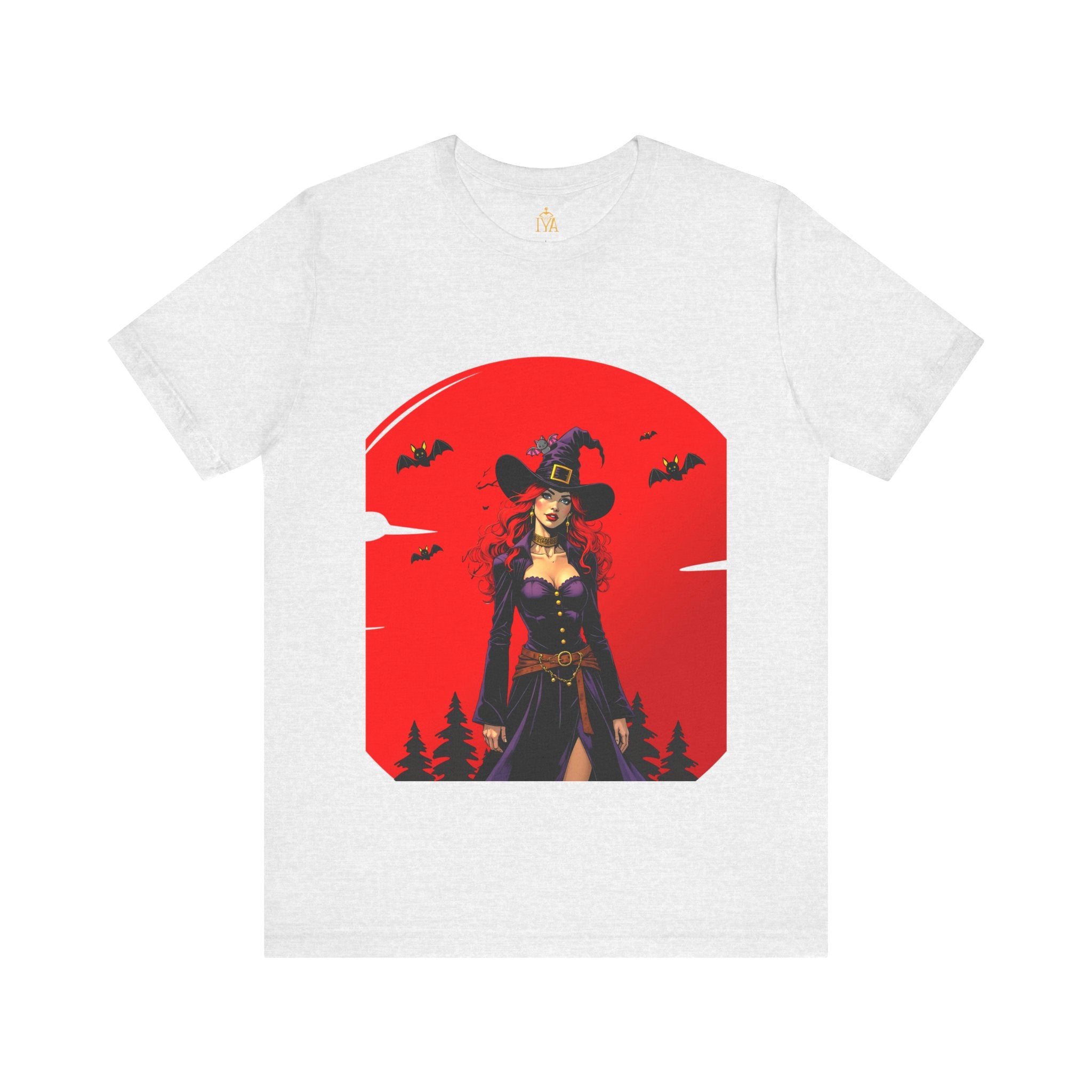 Women's cotton T-shirt "Happy Halloween"