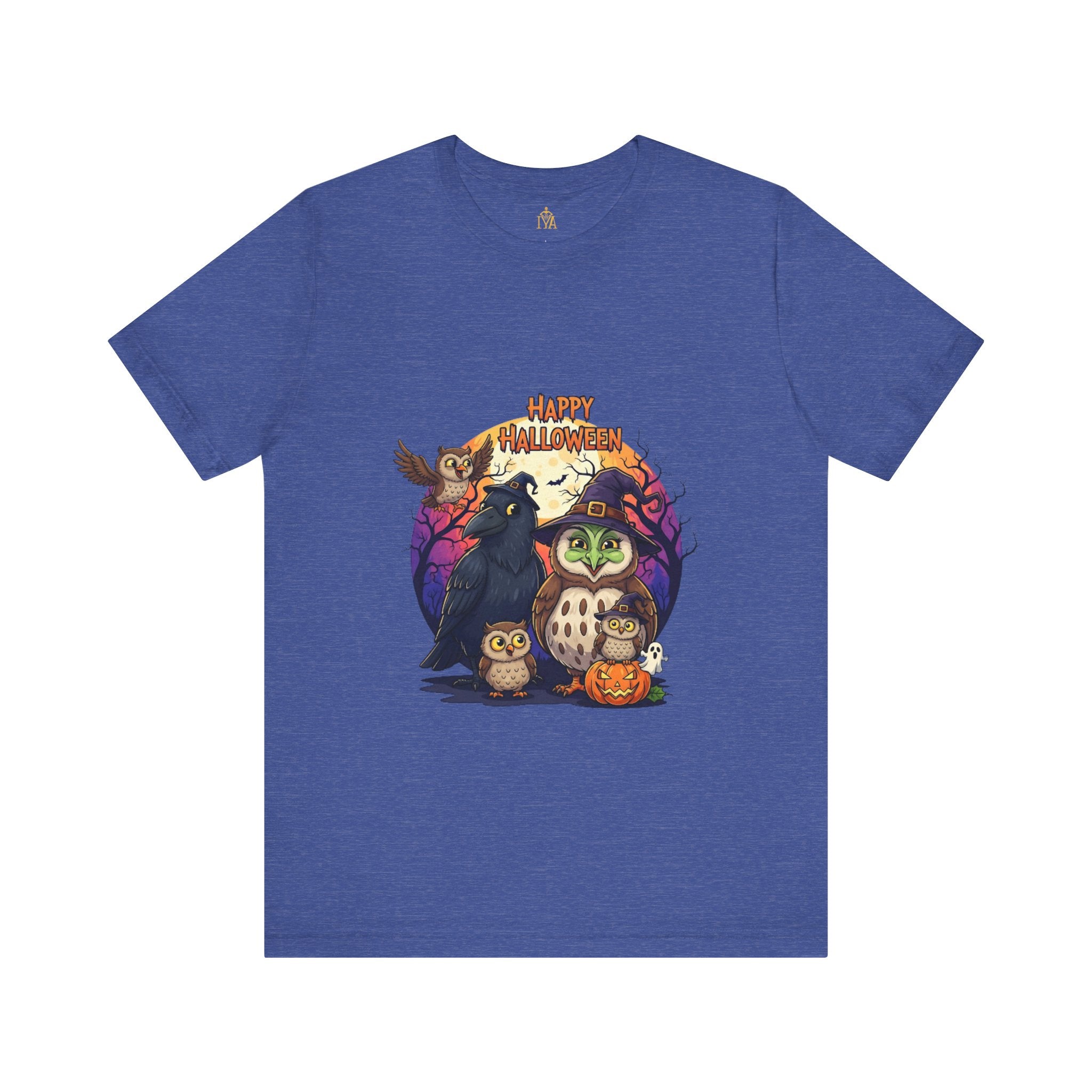 Women's cotton T-shirt "Happy Halloween"