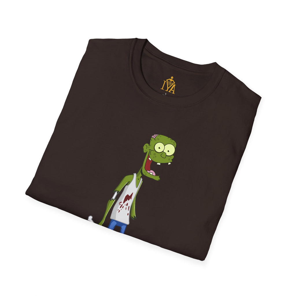 Men's T-Shirt With Zombie Graphic