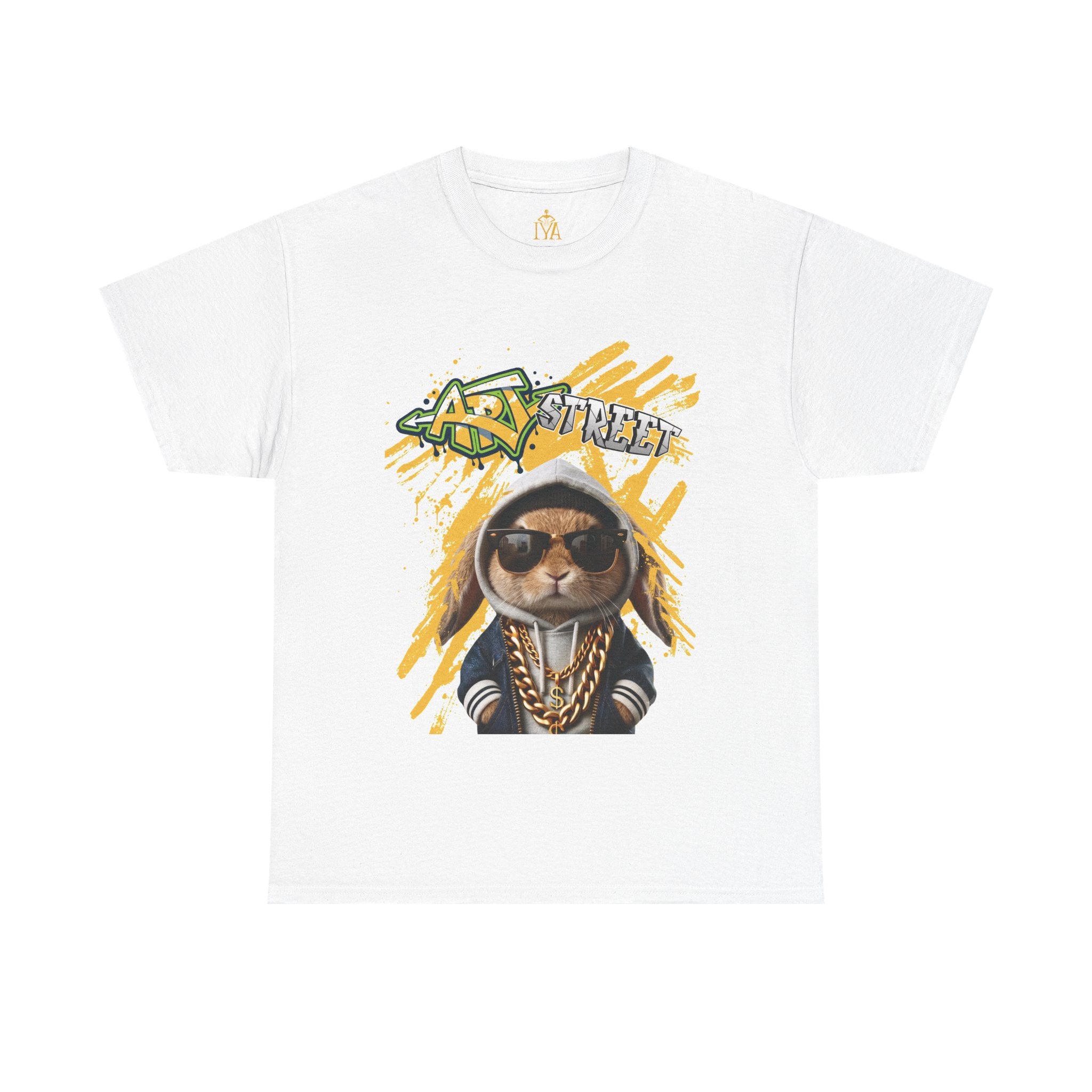 Art Street Rabbit Urban T-shirt (Folio No. 14-The guardian of the alley)